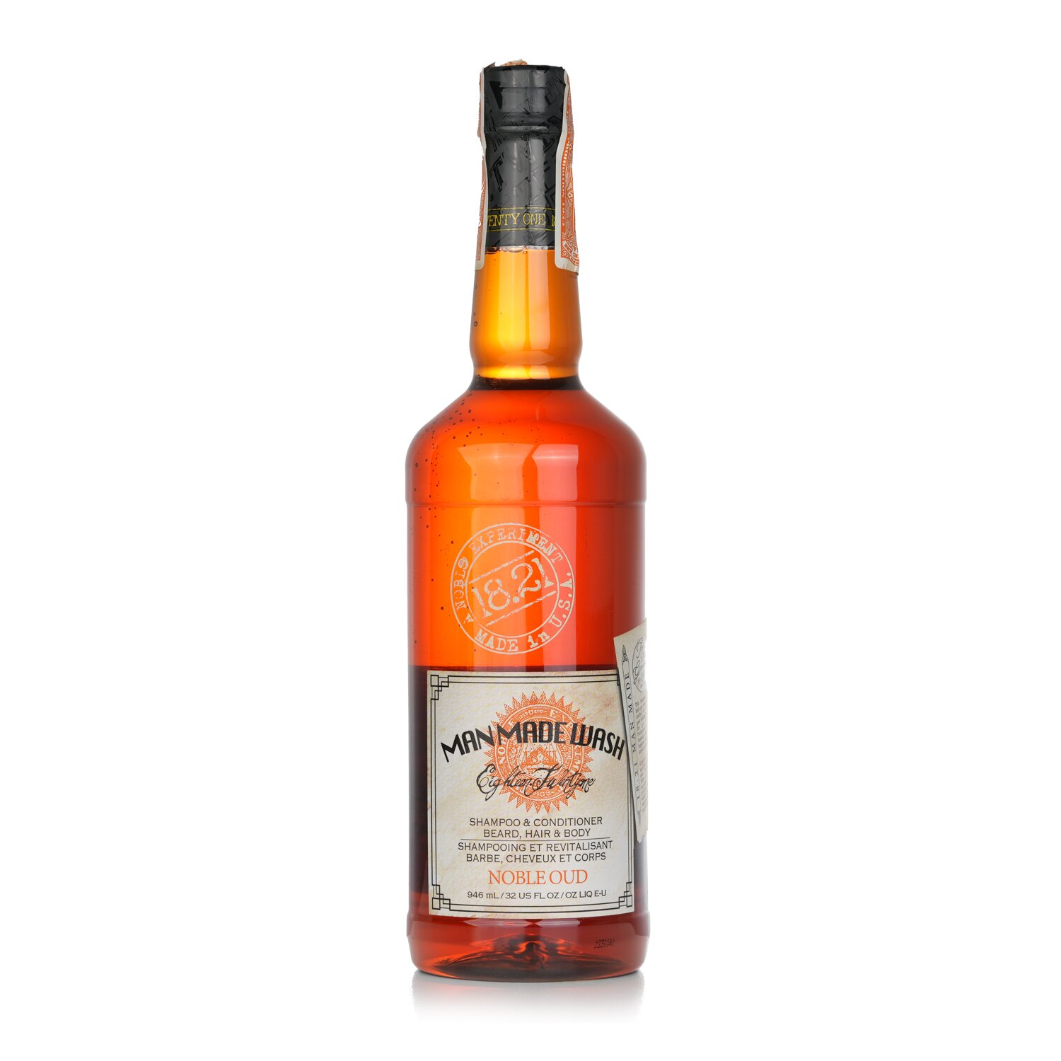 18.21 Man Made Champú, acondicionador y gel de baño Man Made Wash (Noble Oud) 946ml/32oz