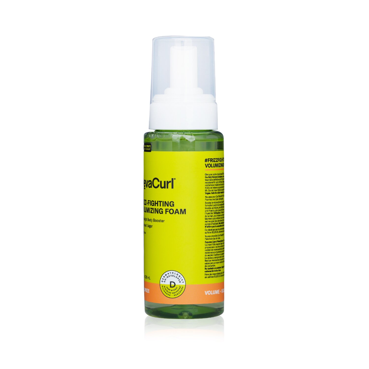 DevaCurl Frizz-Fighting Volumizing Foam (Lightweight Body Booster, For All Curls) 236ml/8oz