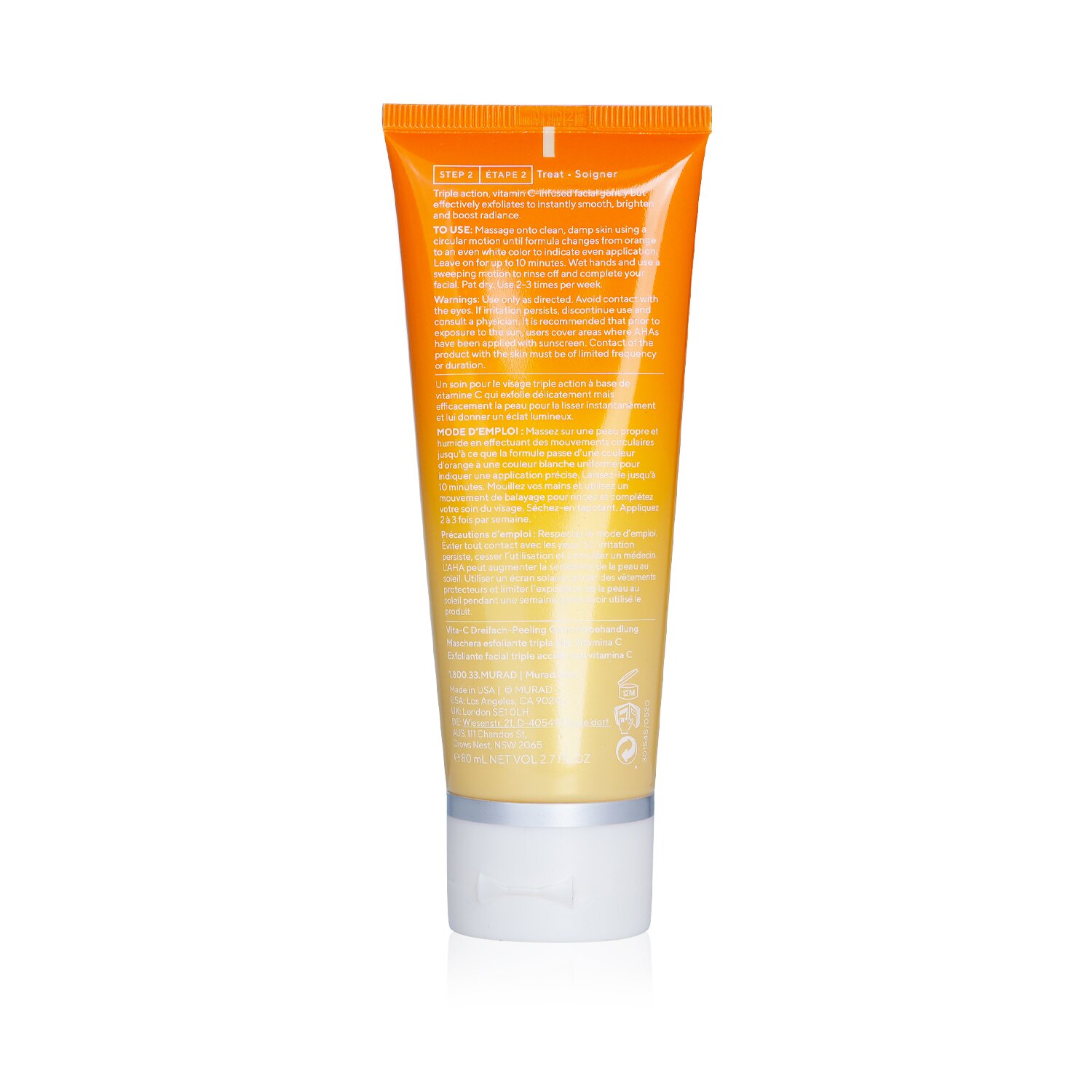 뮤라드 Murad 비타씨 트리플 엑스폴리에이팅 페이셜 80ml/2.7oz