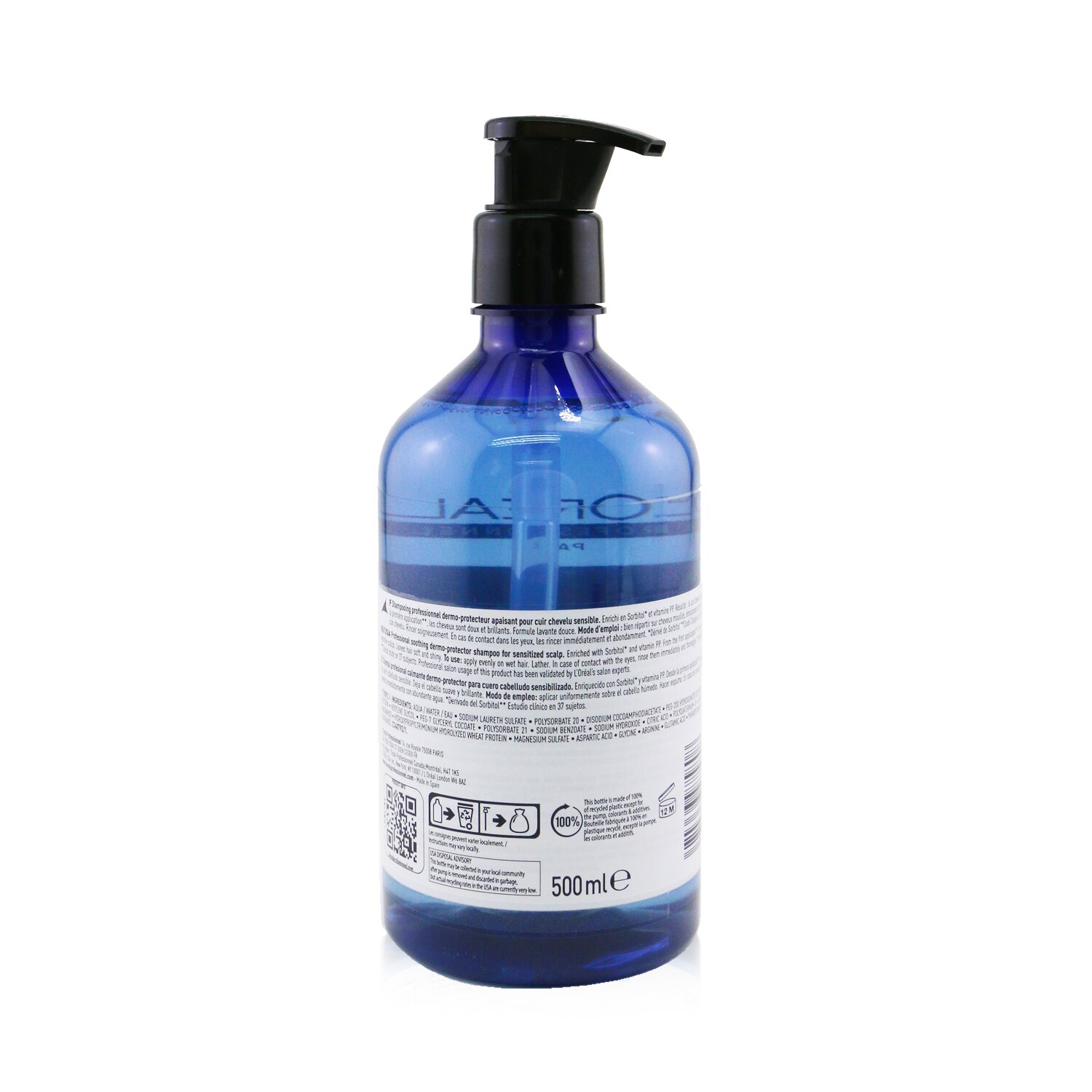 L'Oreal Professionnel Expert Serie - Sensi Balance Smoothing Dermo-Protector Shampoo (For Sensitive Scalp) 500ml/16.9oz