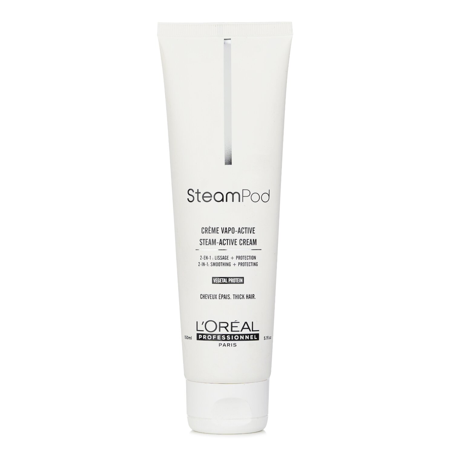 L'Oreal Professionnel Steampod Steam Active Cream (Smoothing + Protecting) (For Thick Hair) 150ml/5.1oz