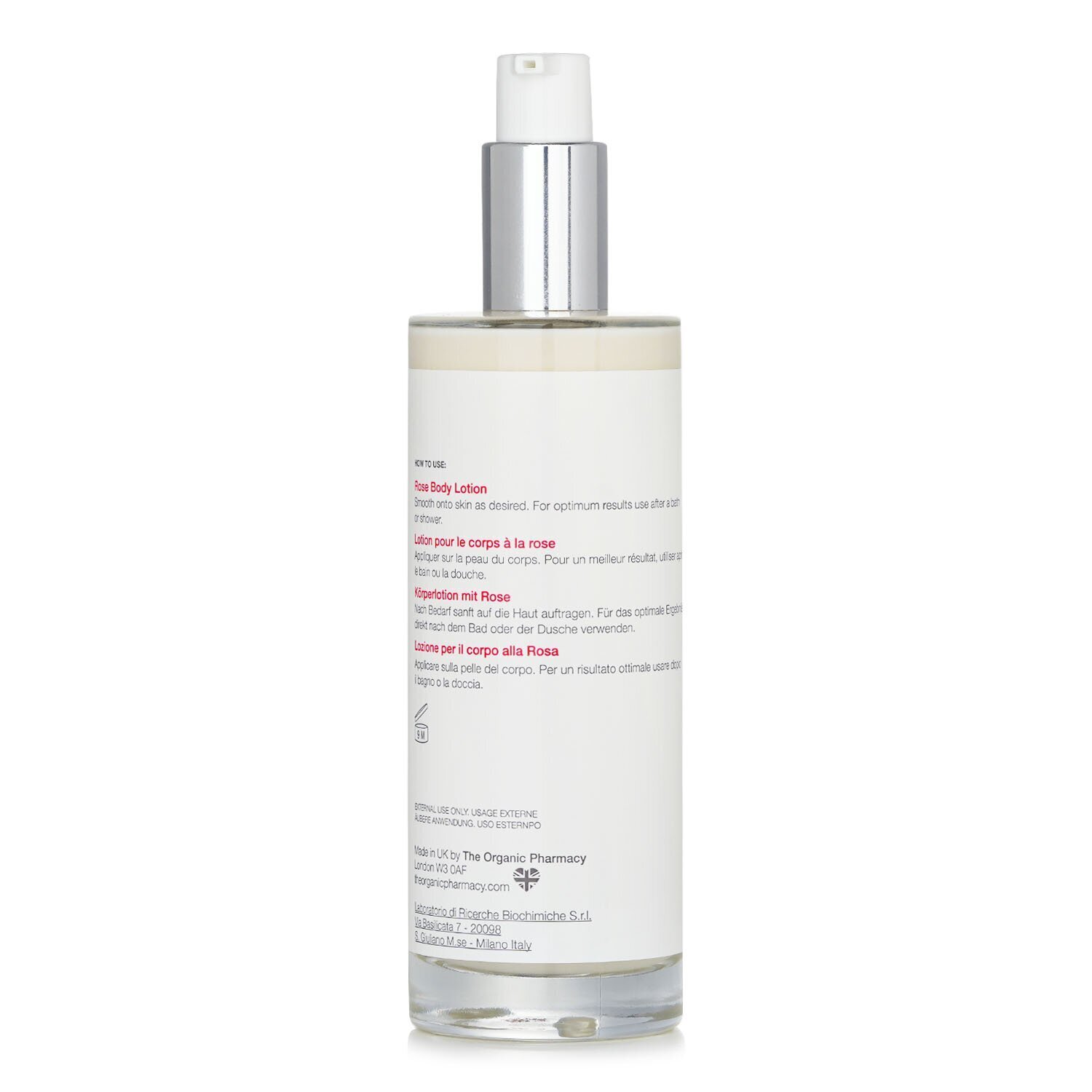 The Organic Pharmacy Rose Body Lotion 100ml/3.4oz