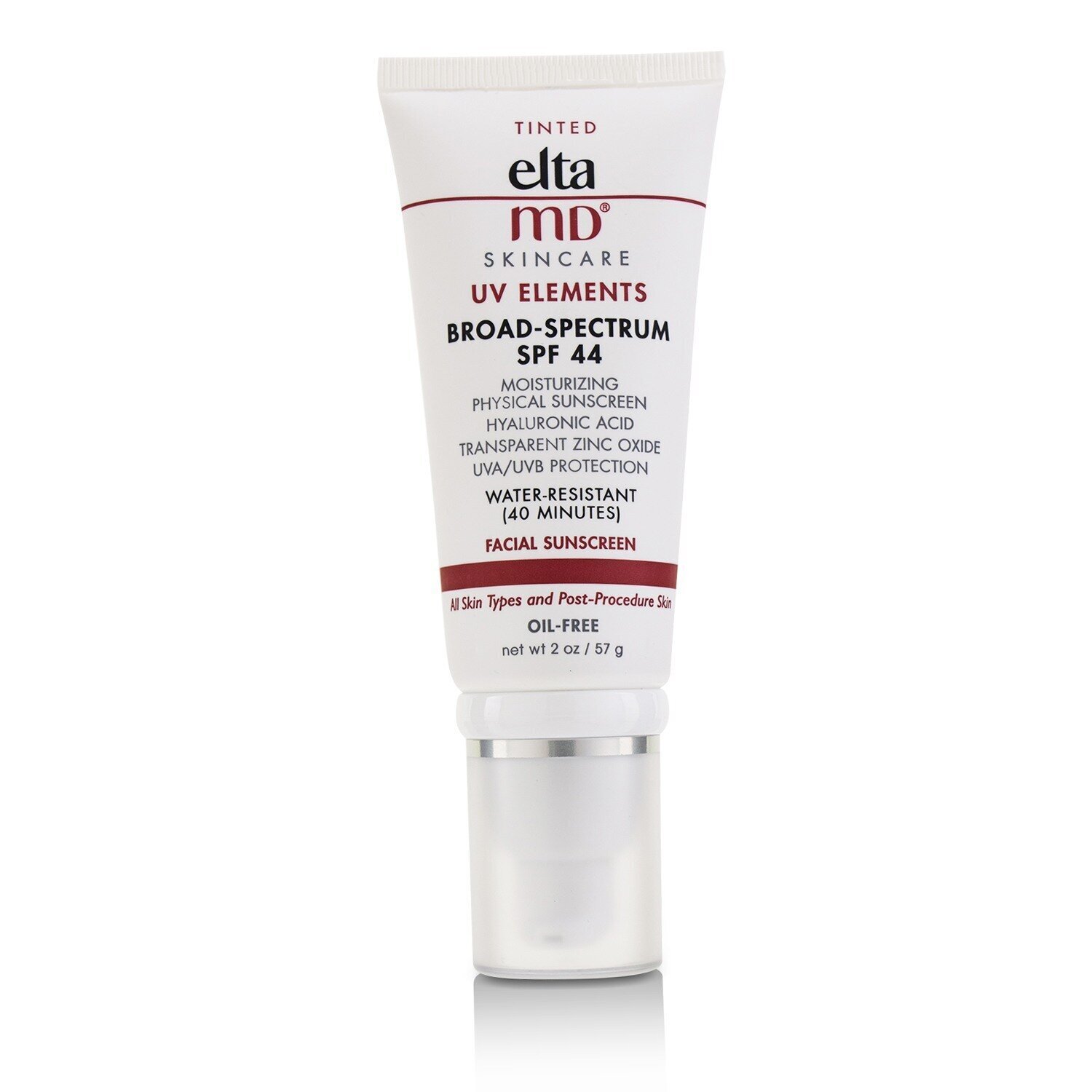 EltaMD UV Elements Moisturizing Physical Tinted Facial Sunscreen SPF 44 - For All Skin Types & Post-Procedure Skin 57g/2oz