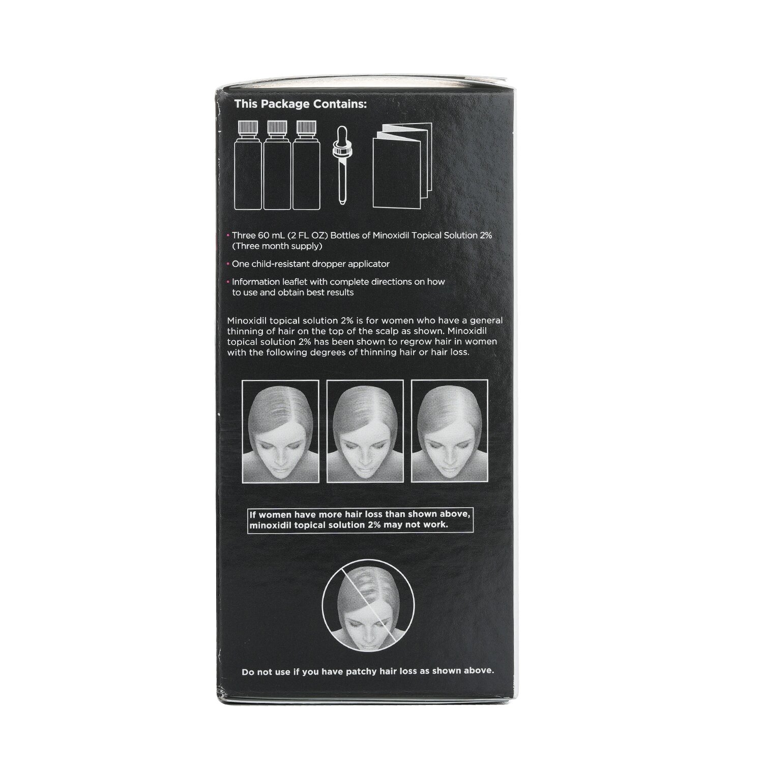 Nioxin Minoxidil 2% Hair Regrowth Treatment For Women 3x60ml/2oz