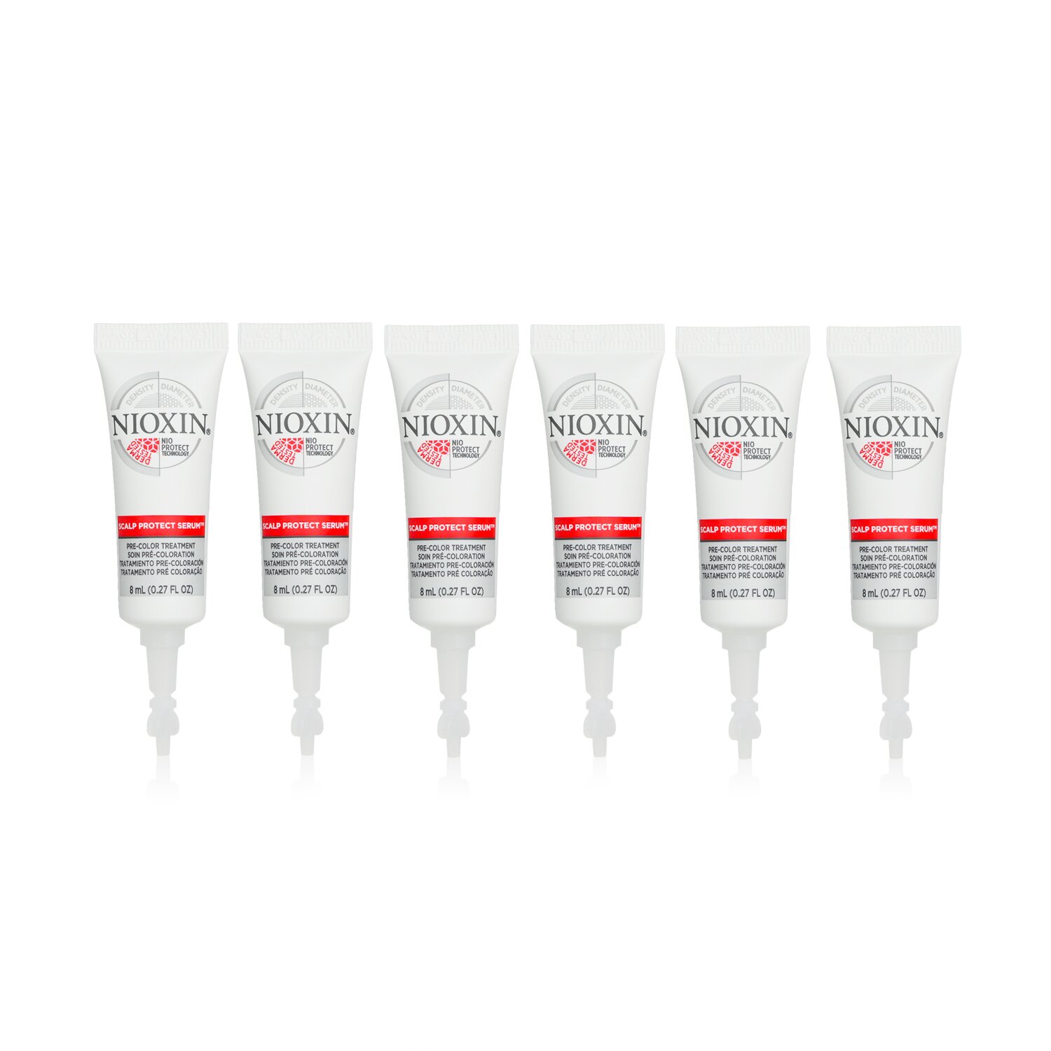 Nioxin Scalp Protect Serum Pre-Color Treatment 6x8ml/0.27oz