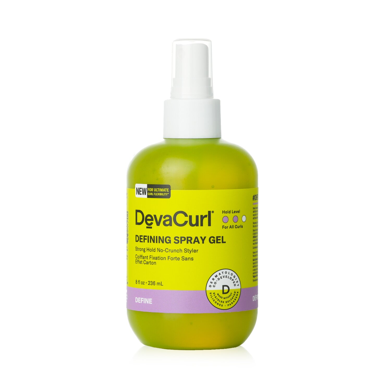 DevaCurl Defining Spray Gel Strong Hold No-Crunch Styler 236ml/8oz