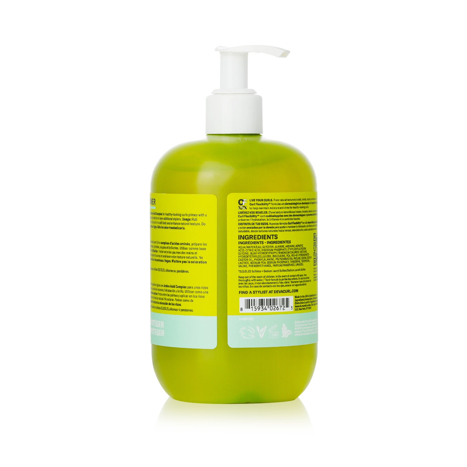 DevaCurl Plumping Primer Body-Building Gelee 473ml/16oz