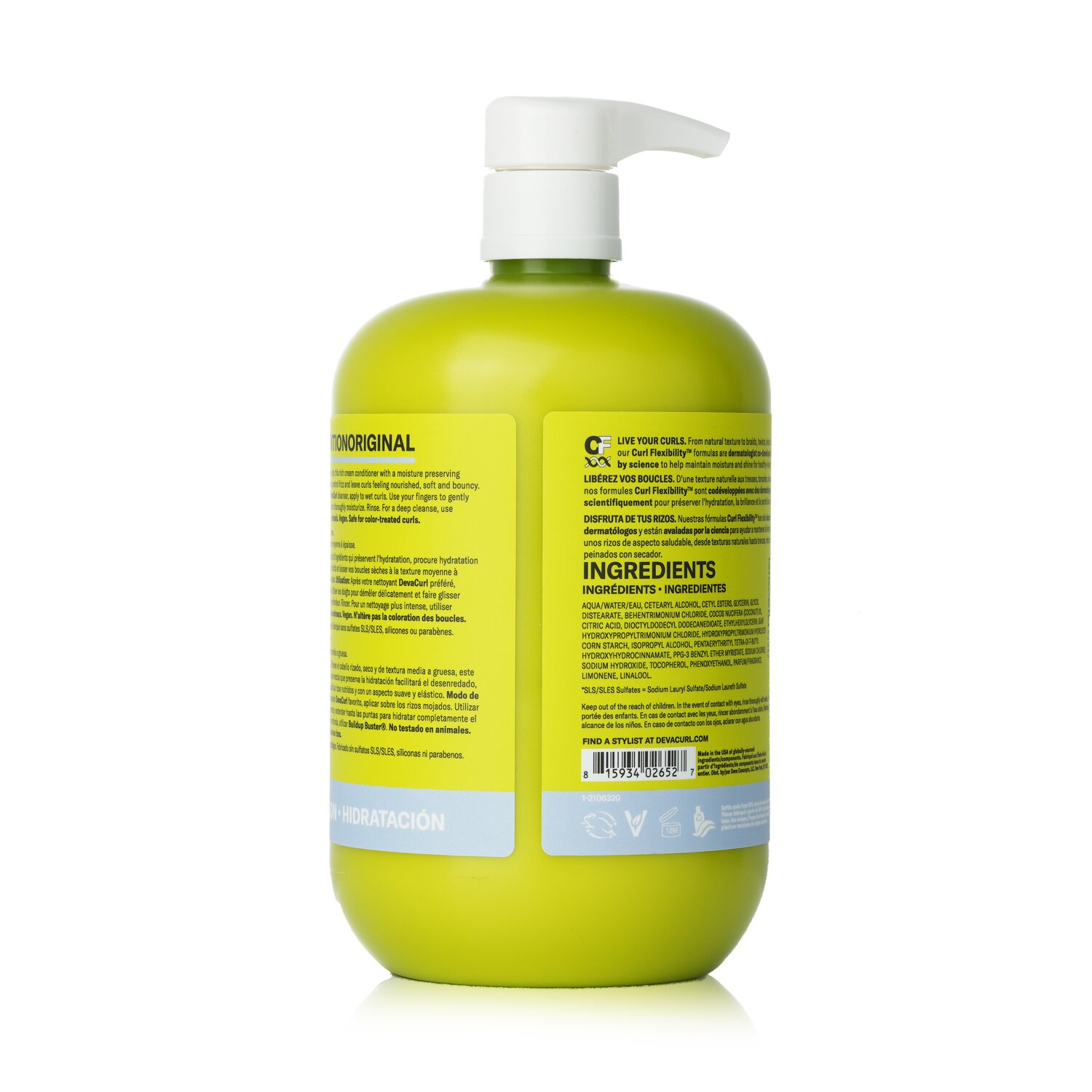 DevaCurl One Condition Original Rich Cream Conditioner - For Dry, Medium to Coarse Curls 946ml/32oz
