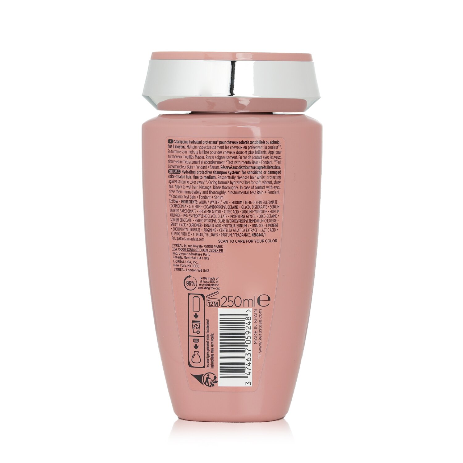 Kerastase Chroma Absolu Bain Chroma Respect Shampoo (For Sensitized Or Damaged Color Treated Hair) 250ml/8.5oz