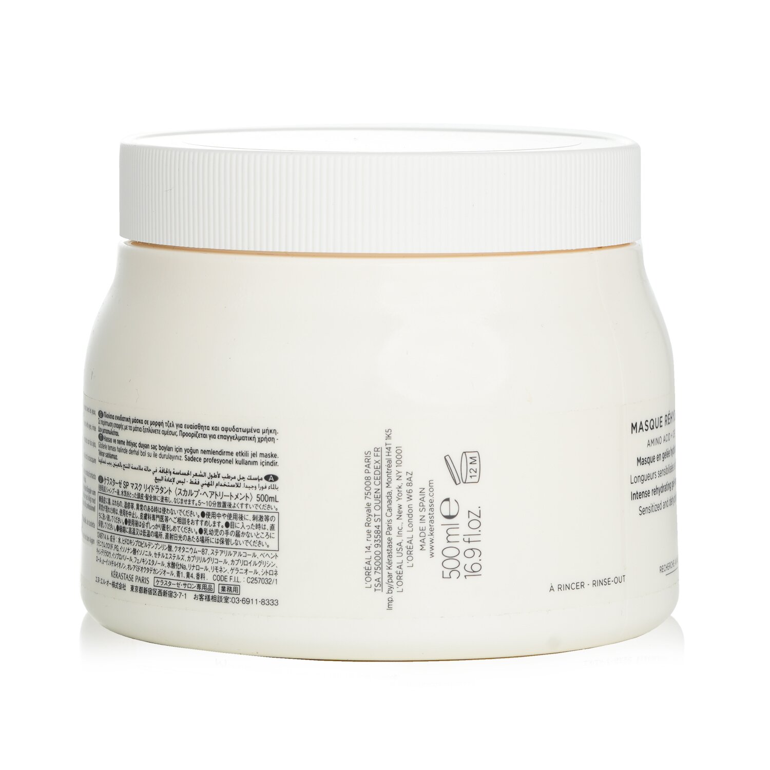 Kerastase Mascarilla Rehidratante Específica (Para Largos Sensibilizados y Deshidratados) 500ml/16.9oz