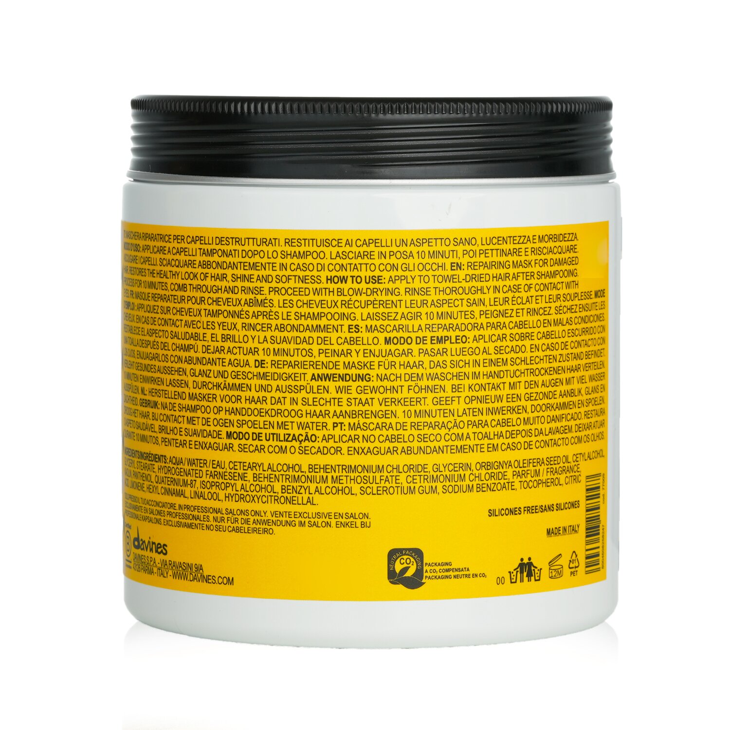 Davines The Renaissance Circle Hopeless Hair Extreme Repair Hair Mask (Salon Size) 750ml/26.39oz
