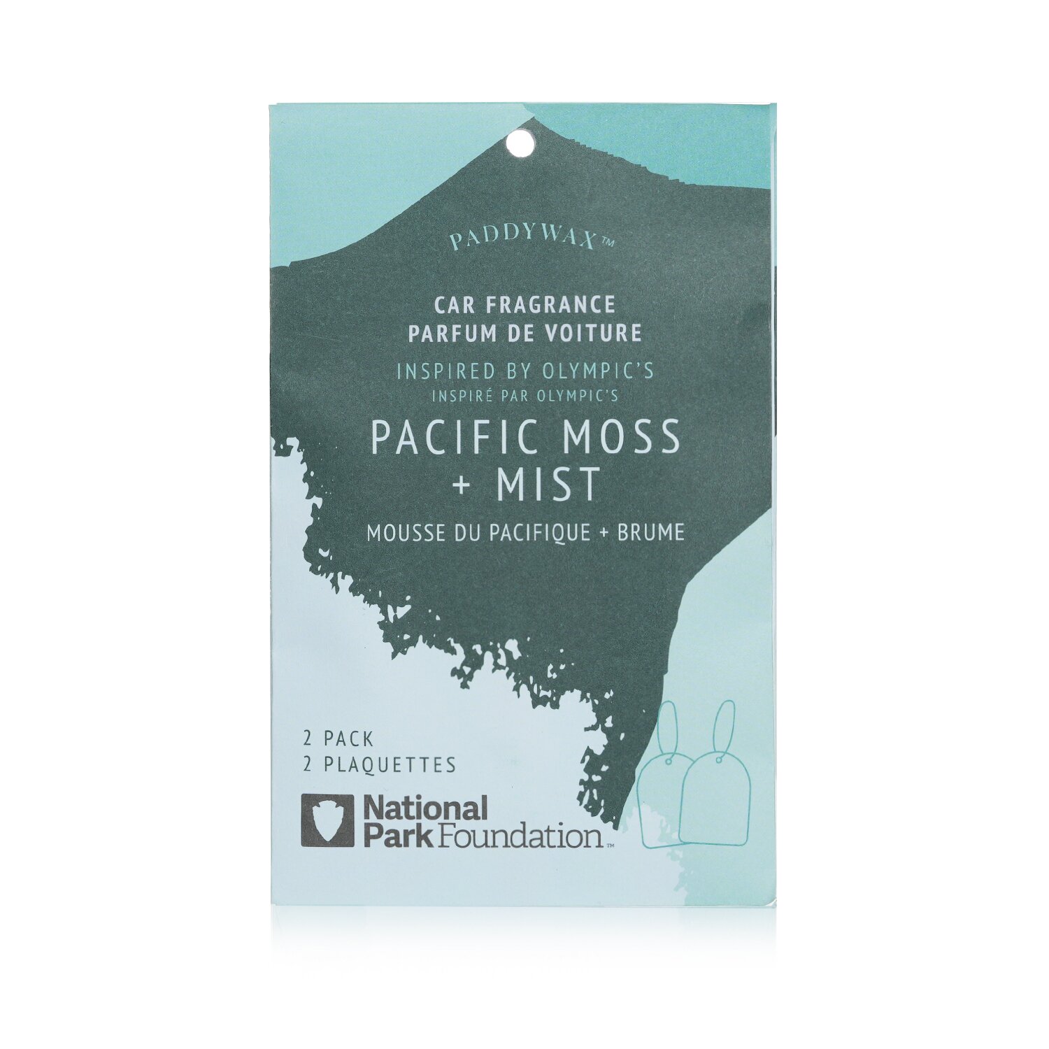 Paddywax Parks Car Fragrance - Olympic 2packs