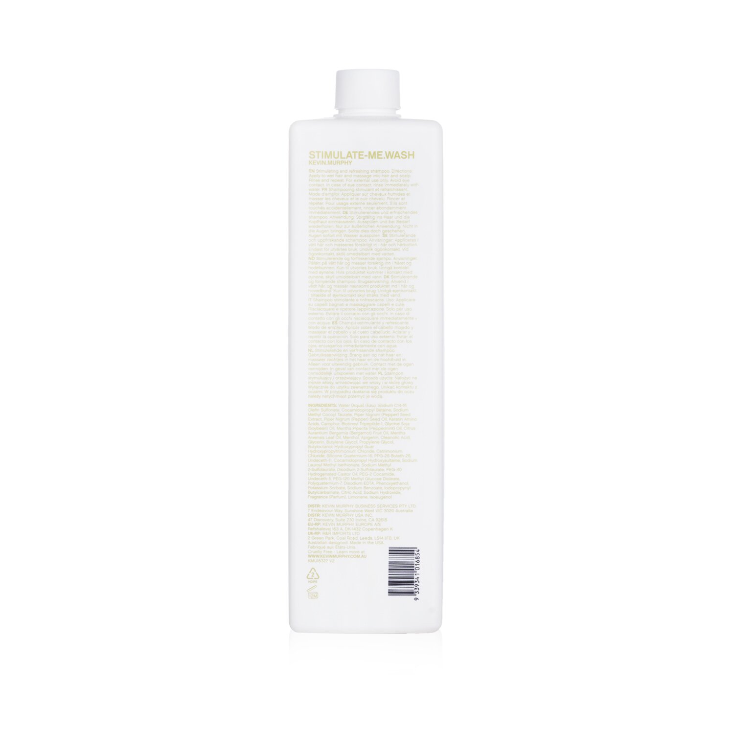 Kevin.Murphy Stimulate-Me.Wash (For Hair & Scalp) 1000ml/33.8oz