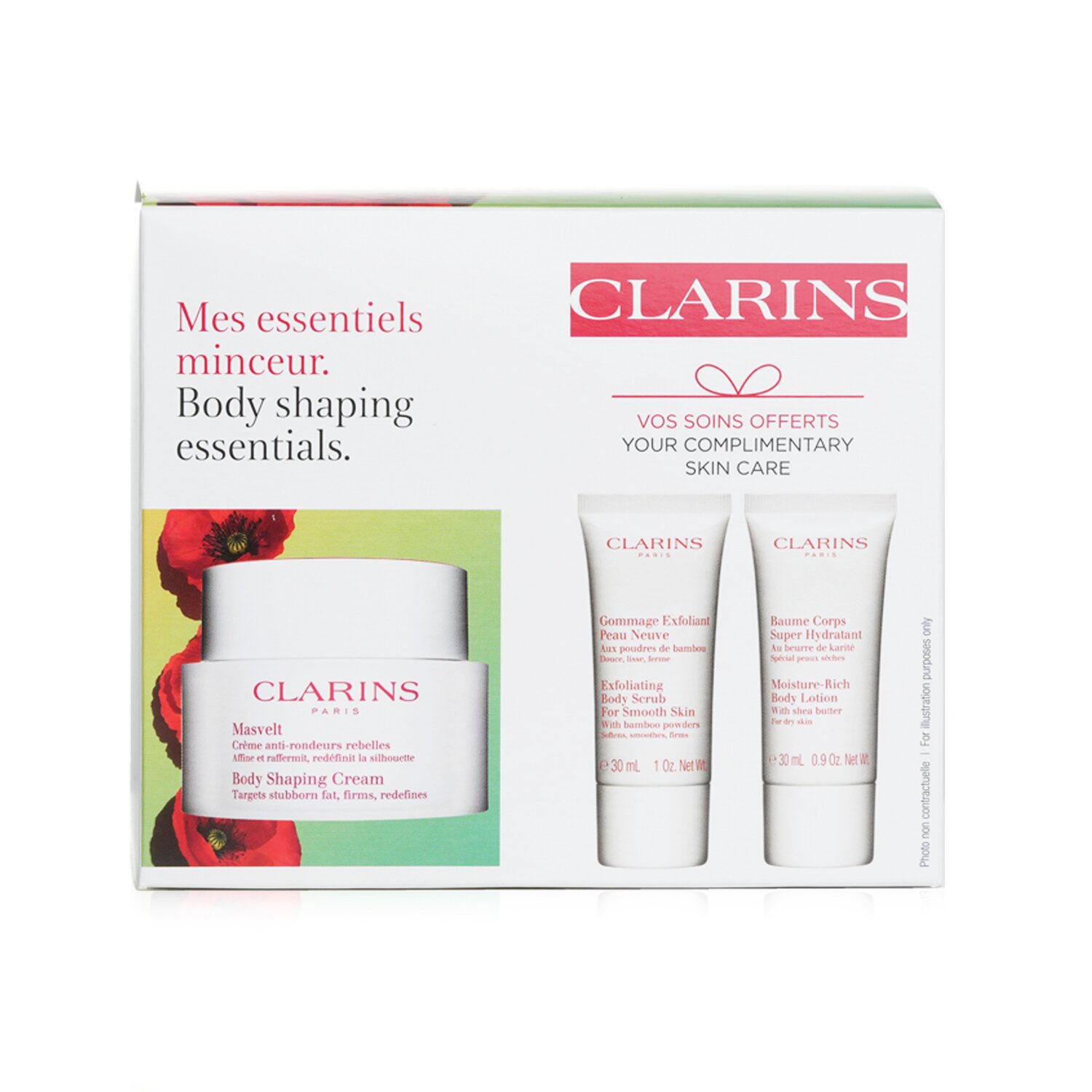Clarins Masvelt Body Shaping Cream Set 3pcs