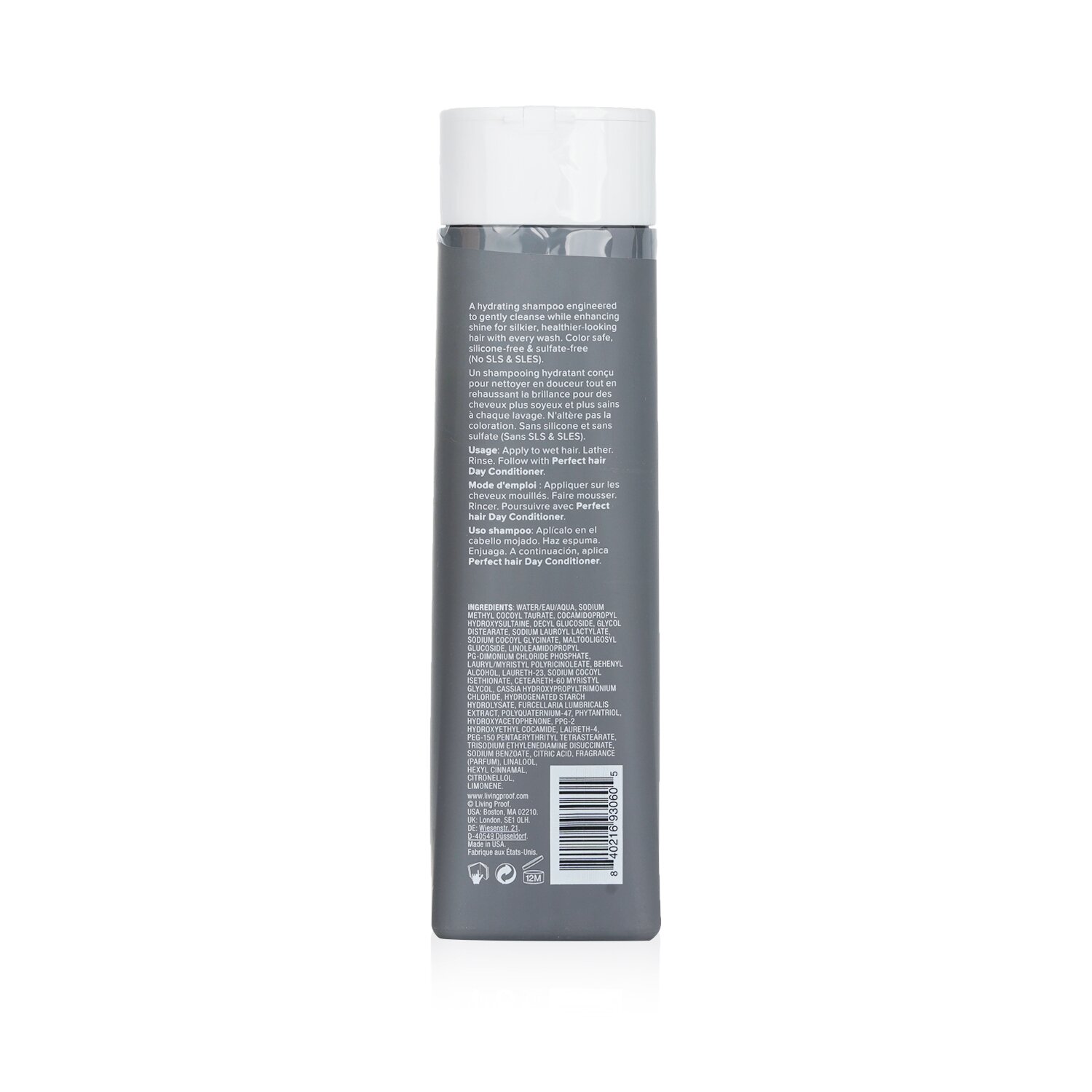 Living Proof Mükəmməl Saç Günü (PHD) Şampunu (Nəmləndirici və Mükəmməl) 236ml/8oz