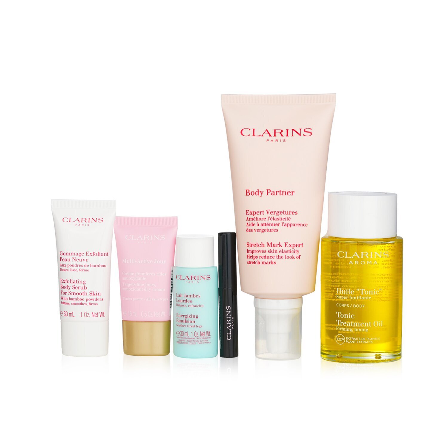Clarins Beautiful Beginnings Set 6pcs+1suitcase