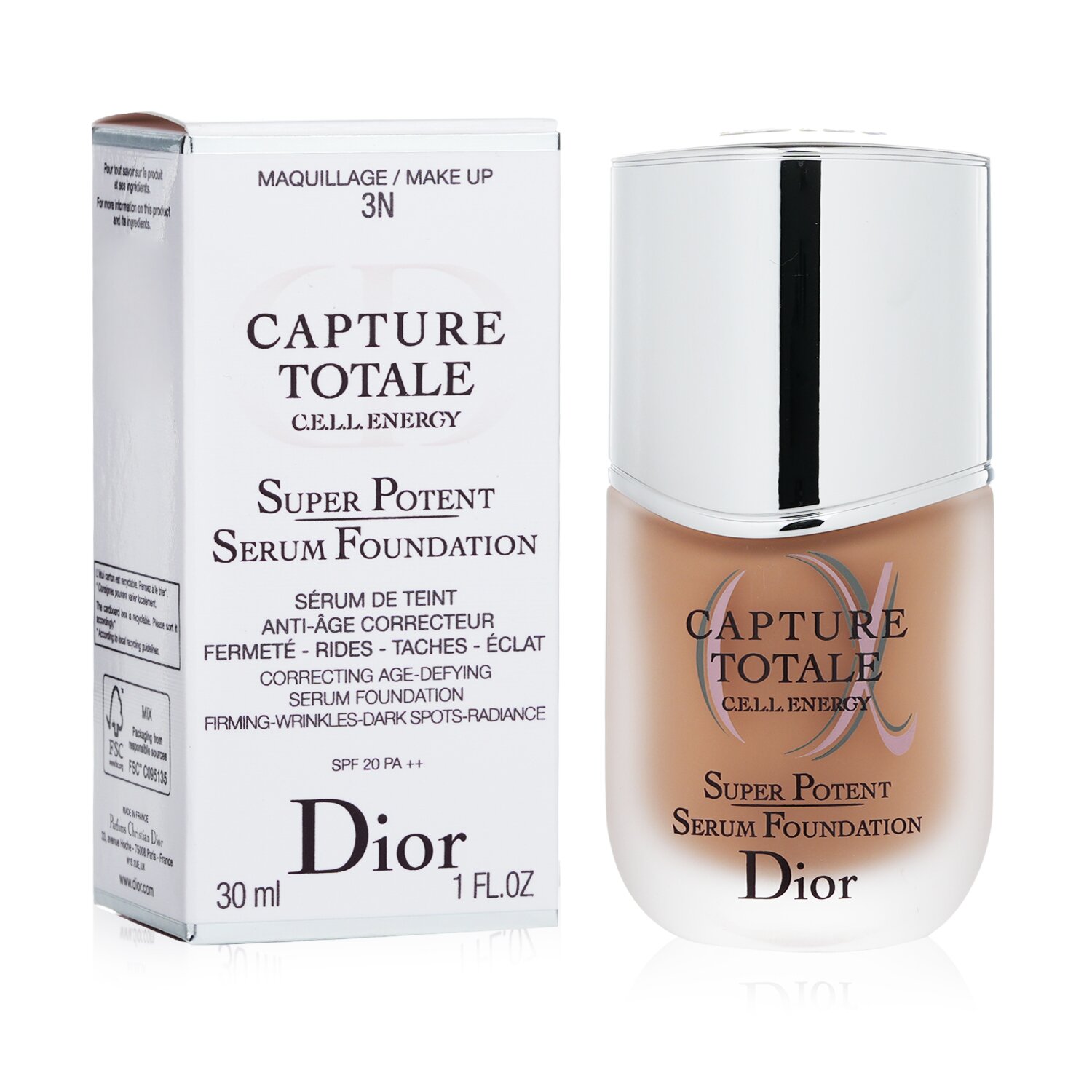 Christian Dior Capture Totale C.E.L.L. Energy Super Potent Serum Foundation SPF 20 30ml/1oz