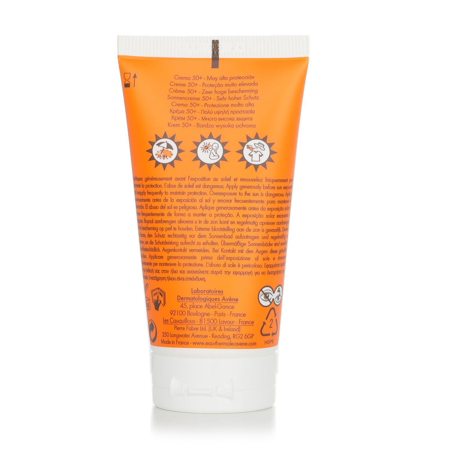 Avene Creme de proteção muito alta SPF50+ - para pele seca e sensível 50ml/1.7oz