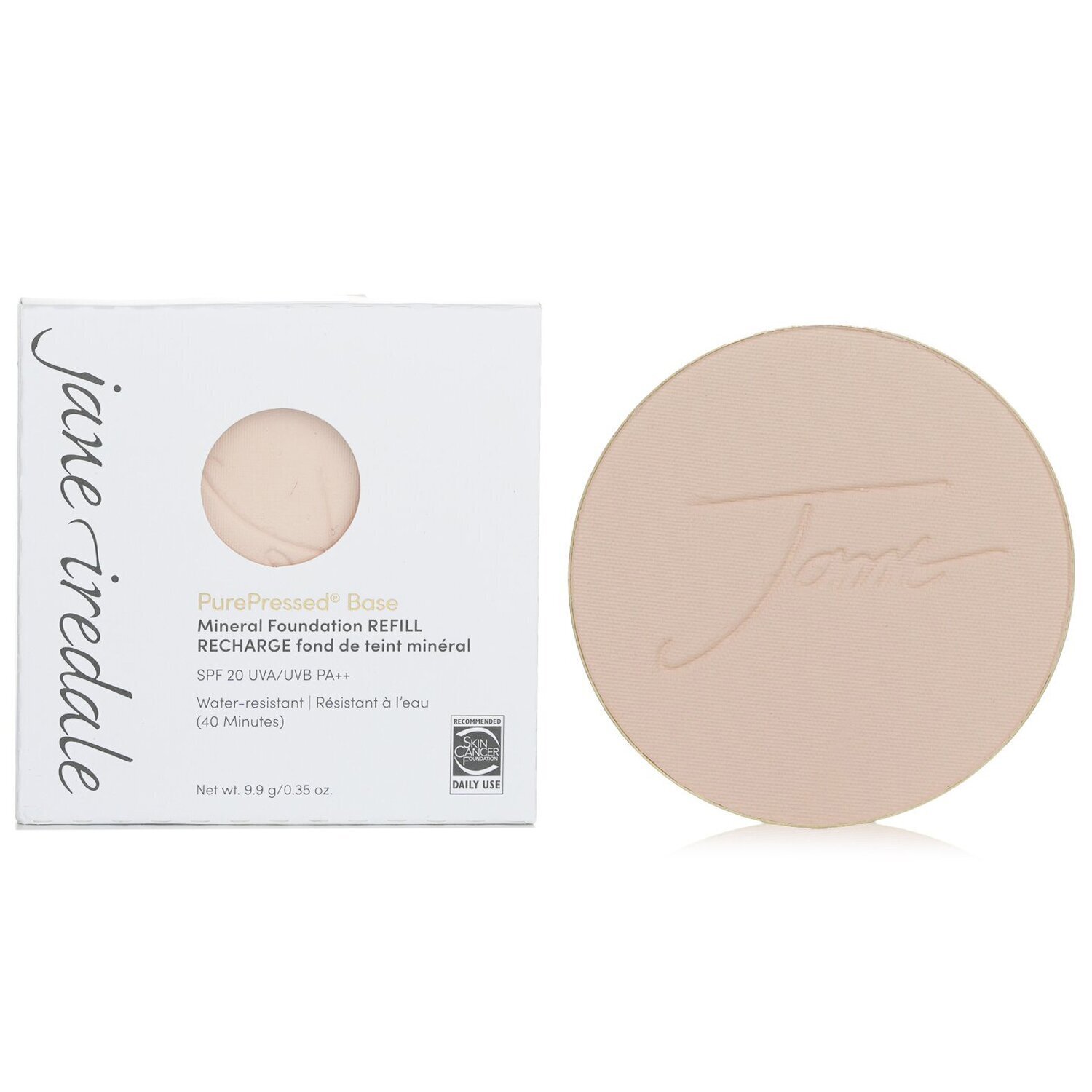 Jane Iredale PurePressed Base Mineral Foundation Refill SPF 20 9.9g/0.35oz