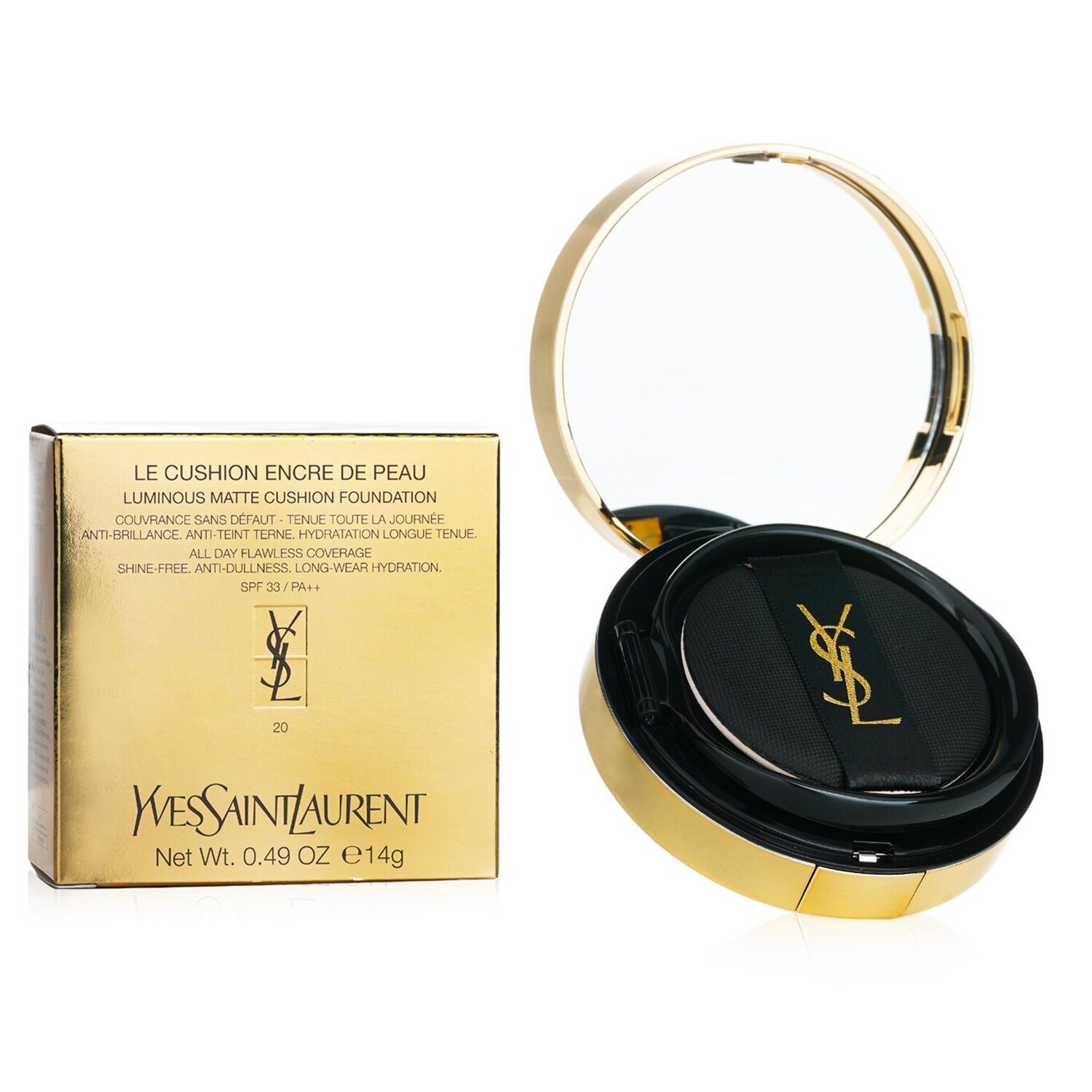 Yves Saint Laurent Le Cushion Encre De Peau Luminous Matte Cushion Foundation SPF33 14g/0.49oz