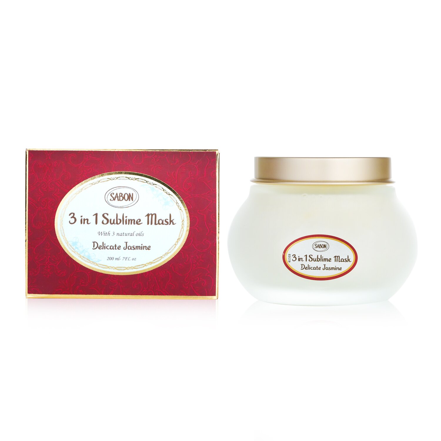Sabon 3 In 1 Sublime Mask - Delicate Jasmine 200ml/7oz