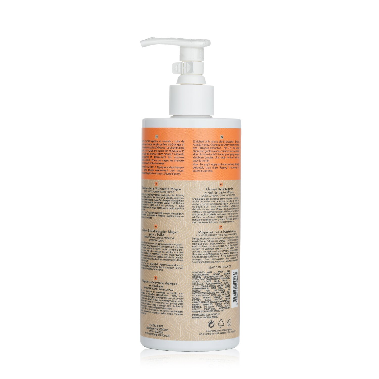 Phyto Phyto Specific Kids Magic Detangling Shampoo & Body Wash - Curly, Coiled Hair & Body (For Children 3 Years+) 400ml/13.5oz