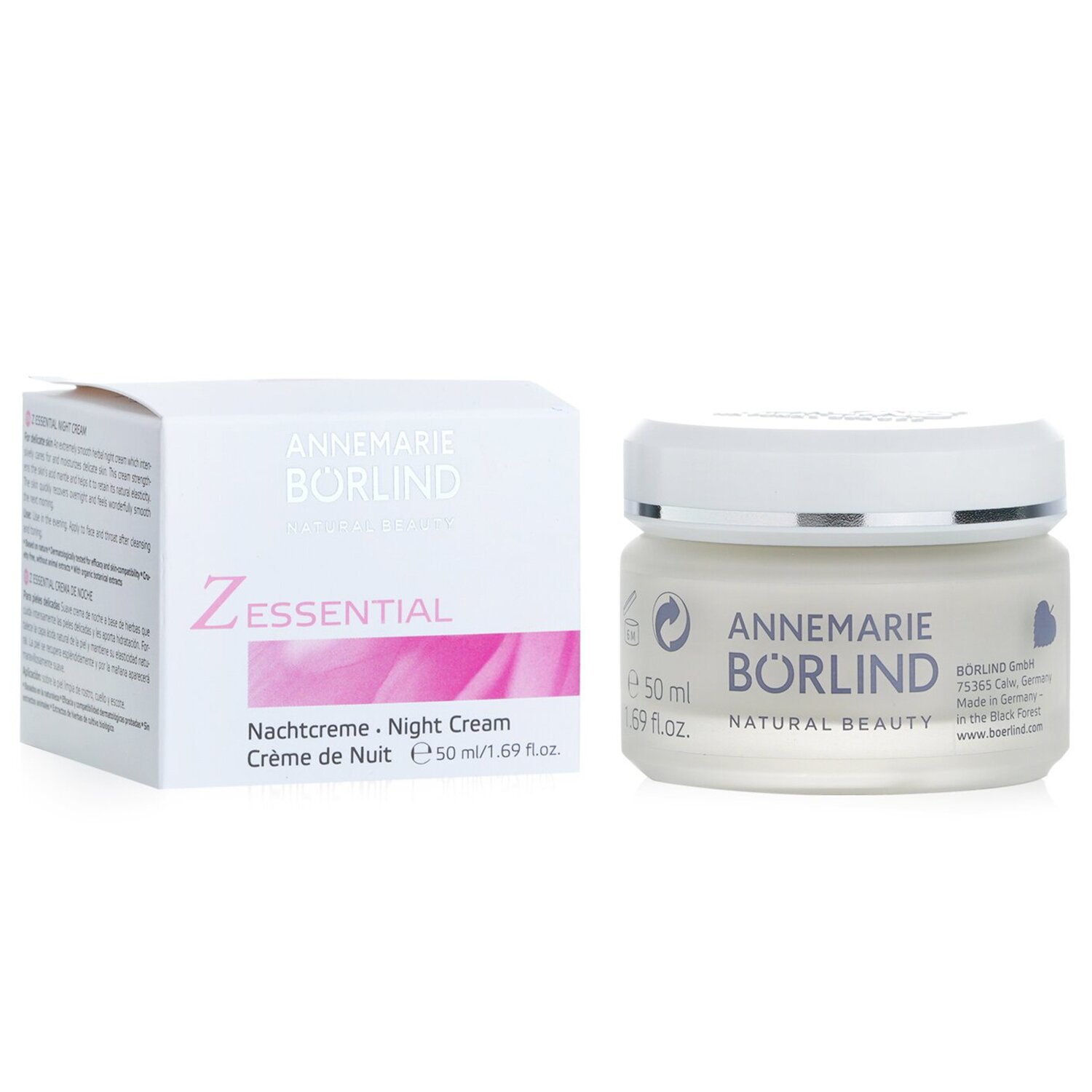 安娜柏林 Annemarie Borlind Z Essential 舒敏嫩肤护肤晚霜 50ml/1.69oz