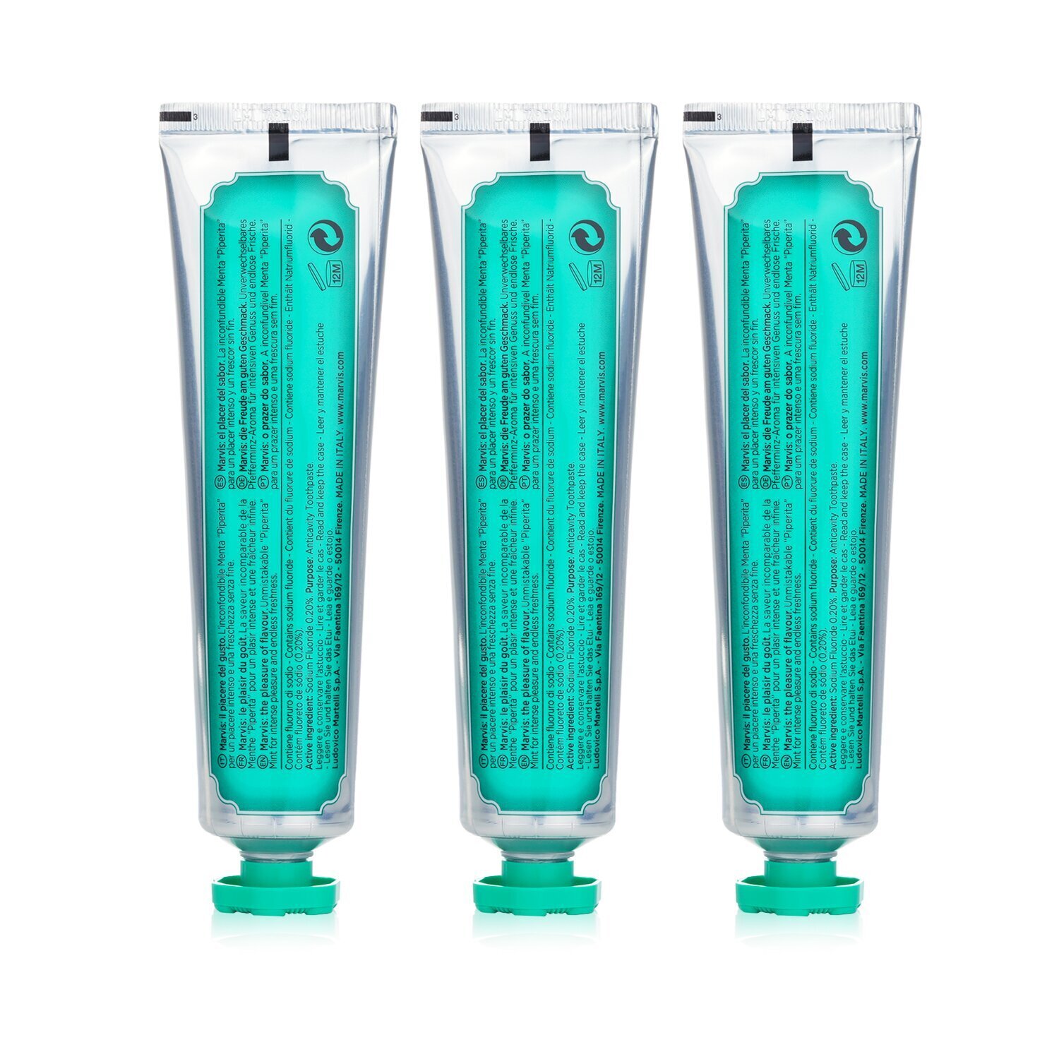 Marvis Trio Set: 3x Classic Strong Mint Toothpaste With Xylitol 3x85ml/4.5oz