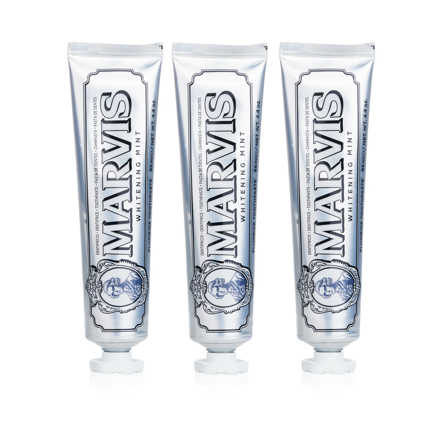 Marvis Trio Set: 3x Whitening Mint Toothpaste With Xylitol 3x85ml/4.2oz