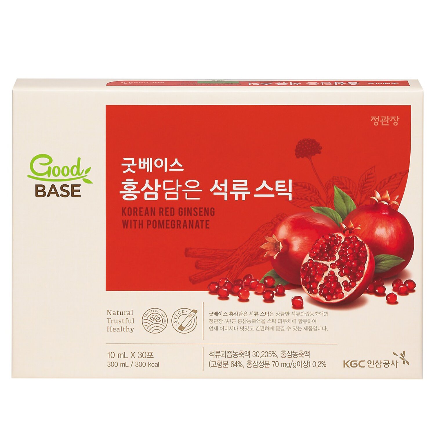 Cheong Kwan Jang Korean Red Ginseng With Pomegranate 10mlx30pcs