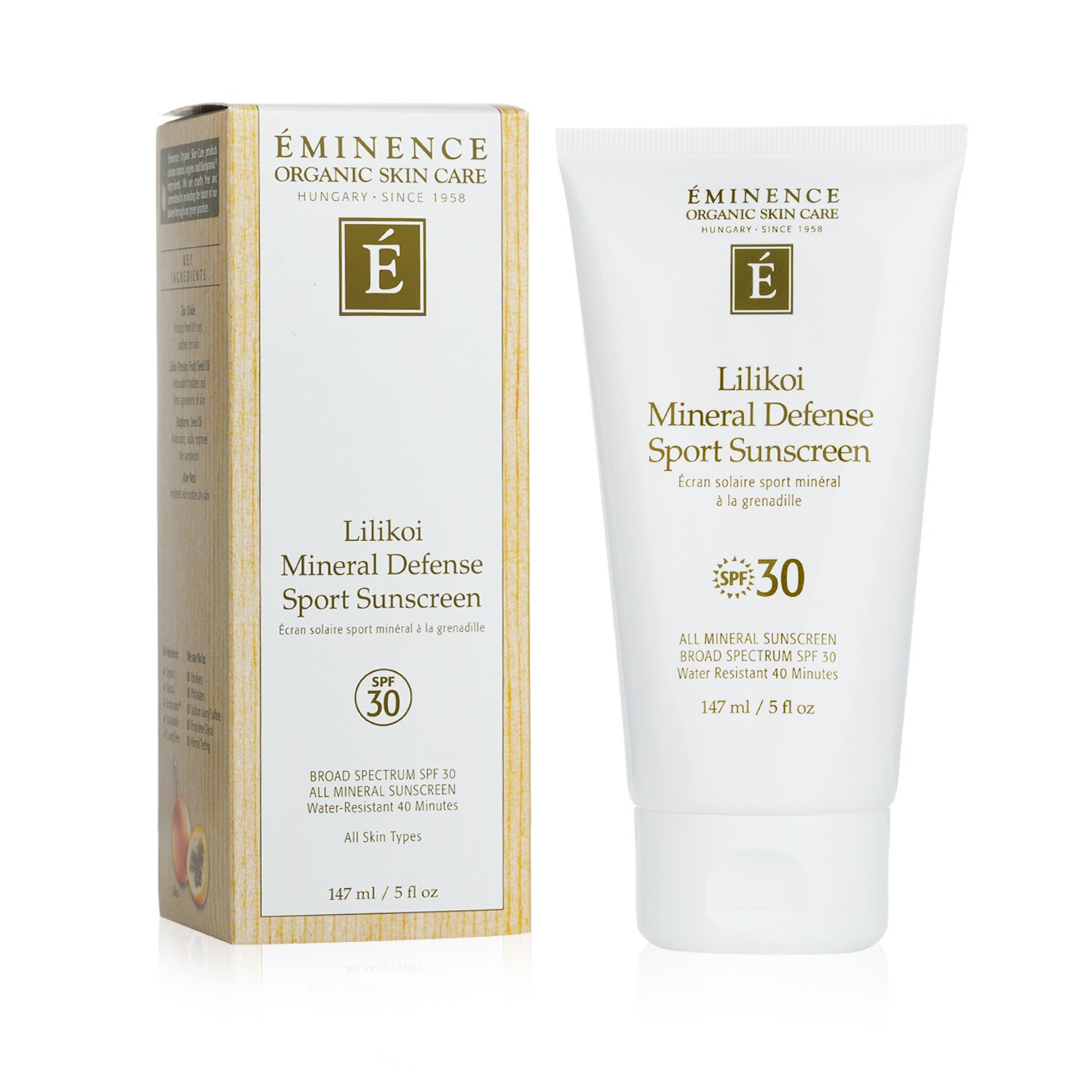Eminence Lilikoi Mineral Defense Sport Sunscreen SPF 30 147ml/5oz