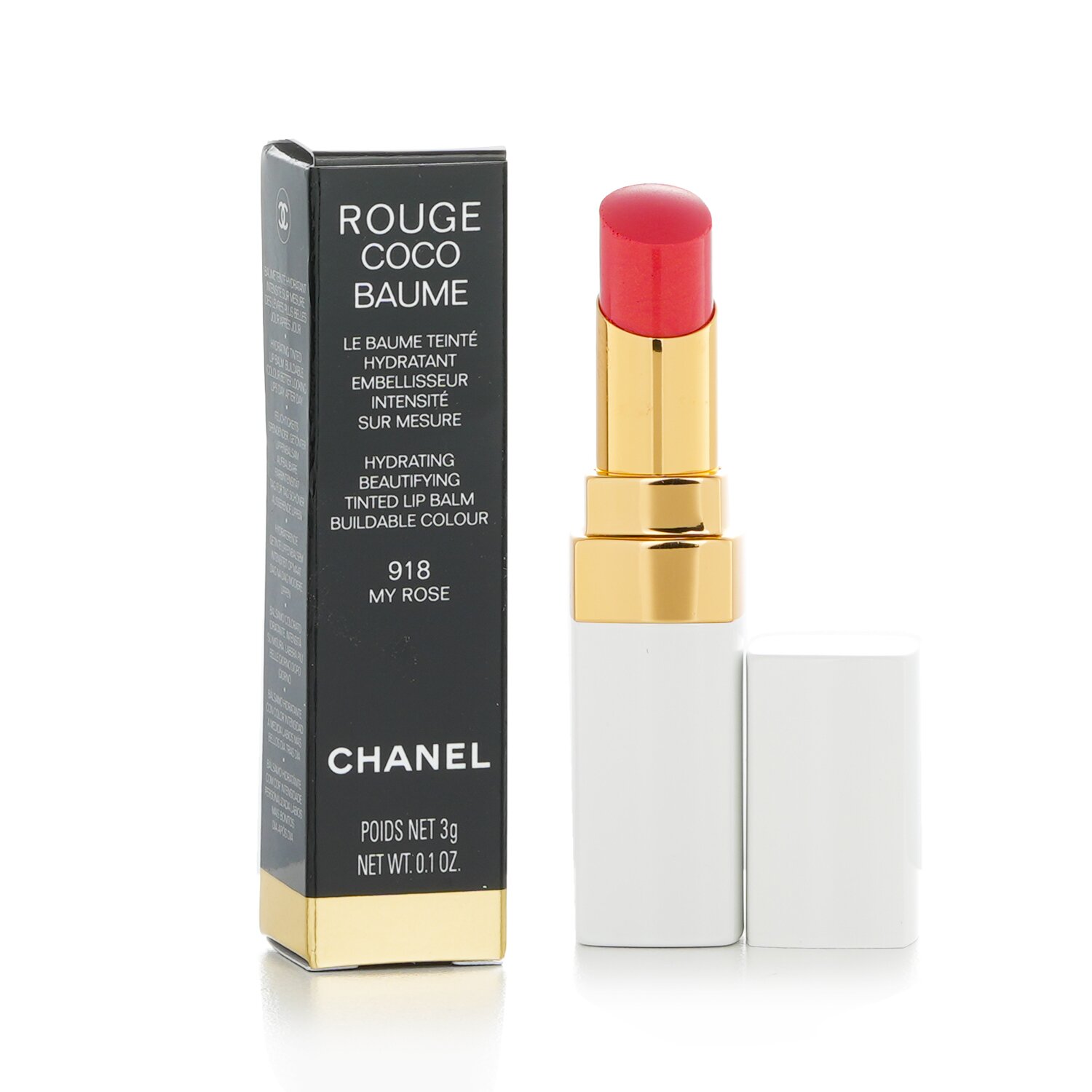 Chanel Rouge Coco Baume Hydrating Beautifying Tinted Lip Balm 3g/0.1oz
