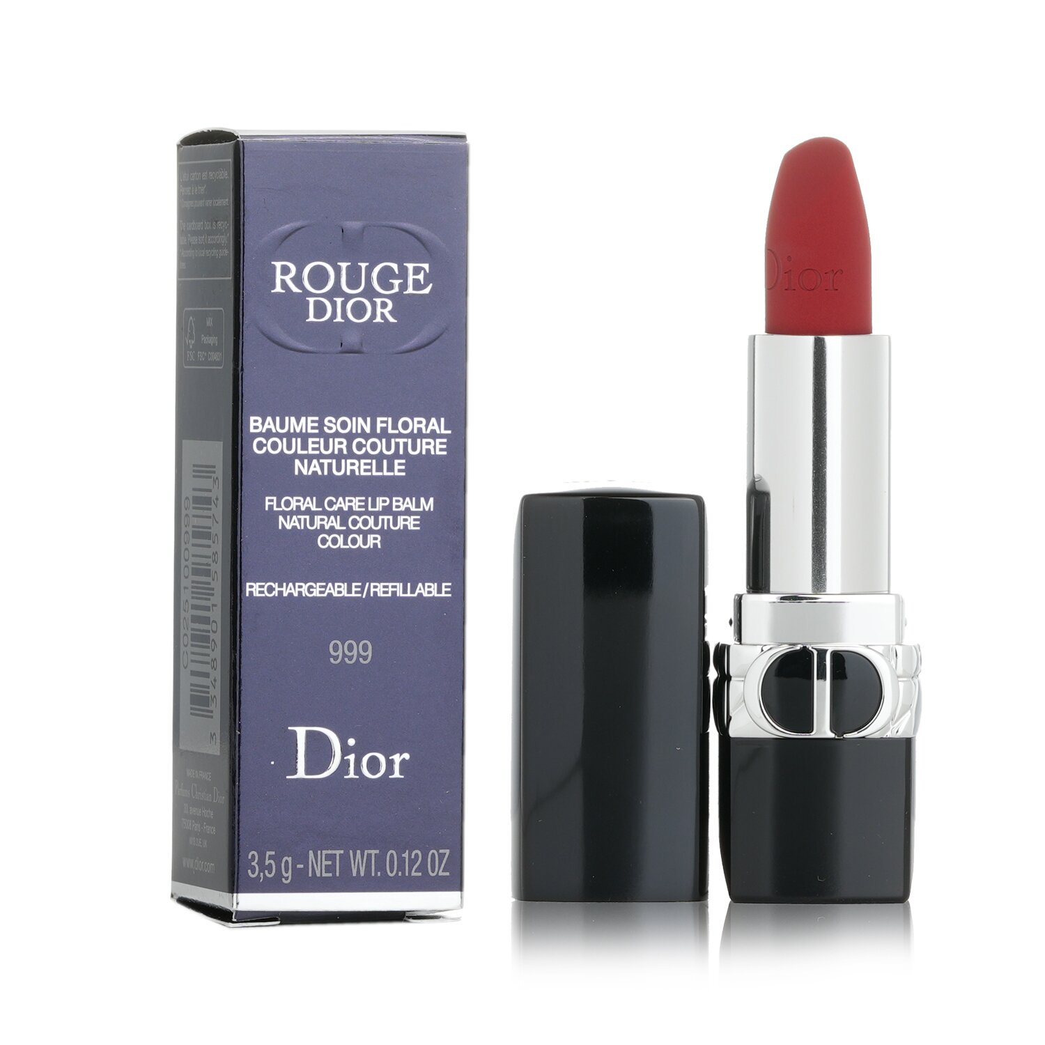 Christian Dior Rouge Dior Floral Care Refillable Lip Balm 3.5g/0.12oz