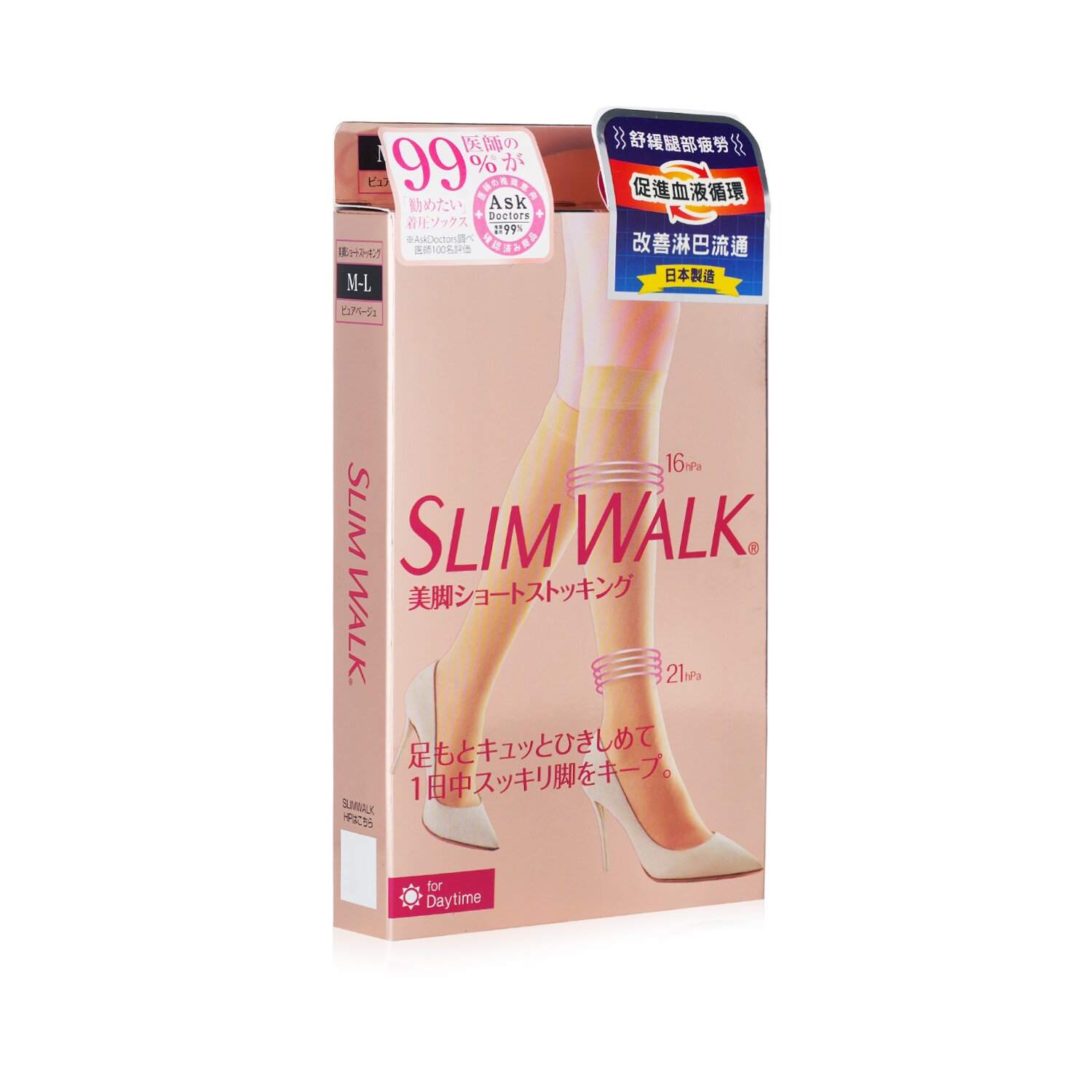 SlimWalk Compression Stockings for Beautiful Legs 1pair