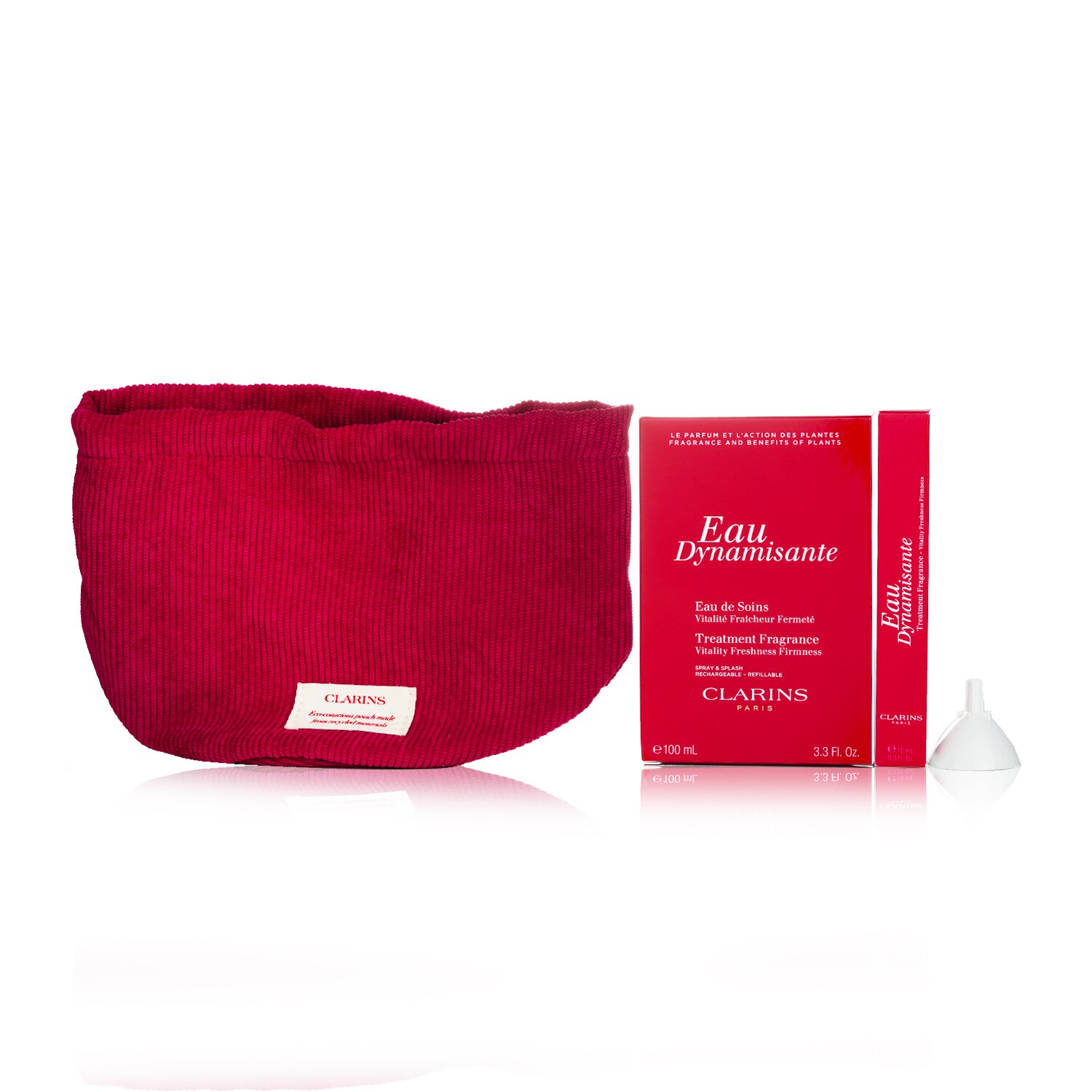 Clarins Eau Dynamisante Invigorating Collection 2pcs+1pouch