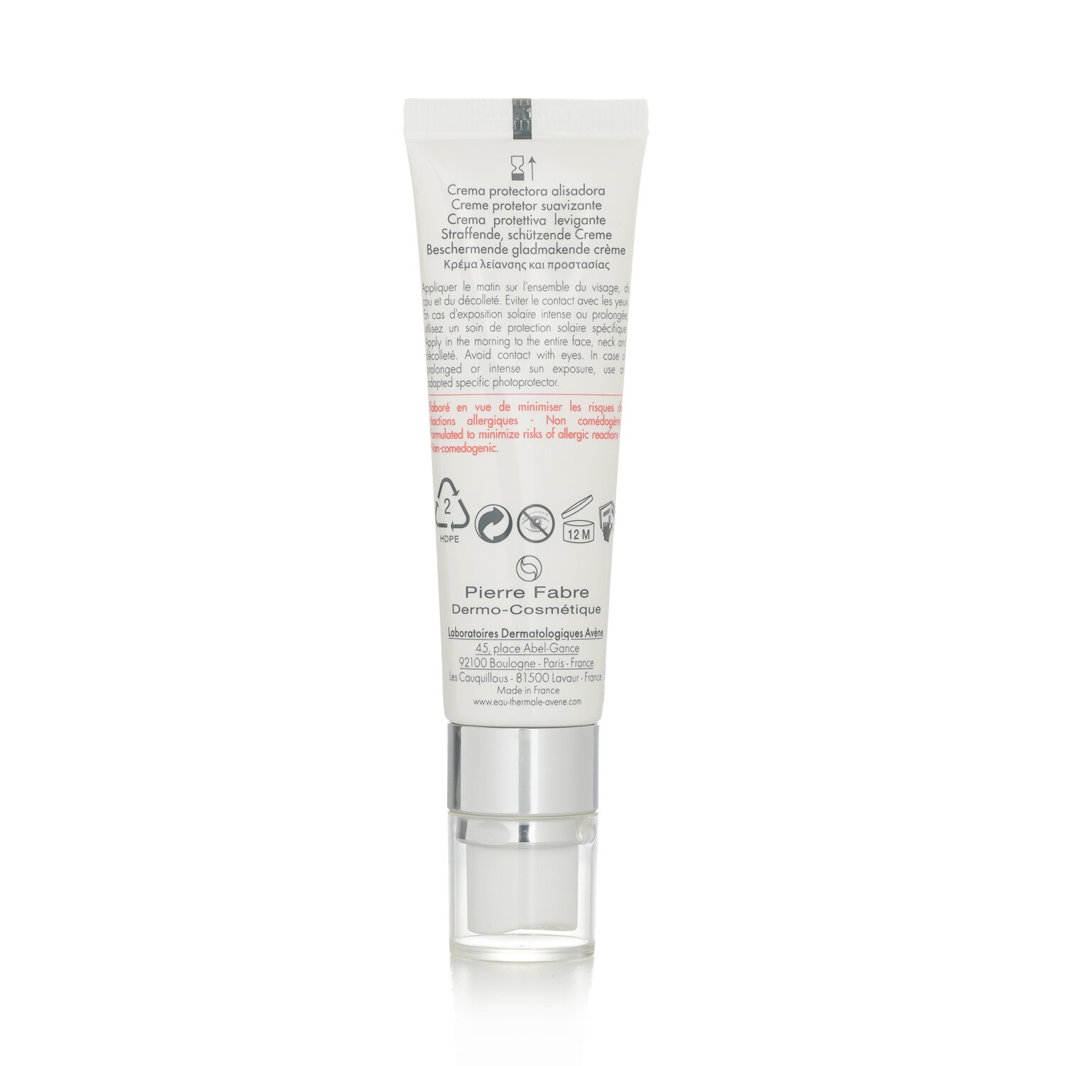 Avene PhysioLift PROTECT Smoothing Protective Cream SPF 30 - For All Sensitive Skin Types (Exp. Date 12/2022) 30ml/1oz