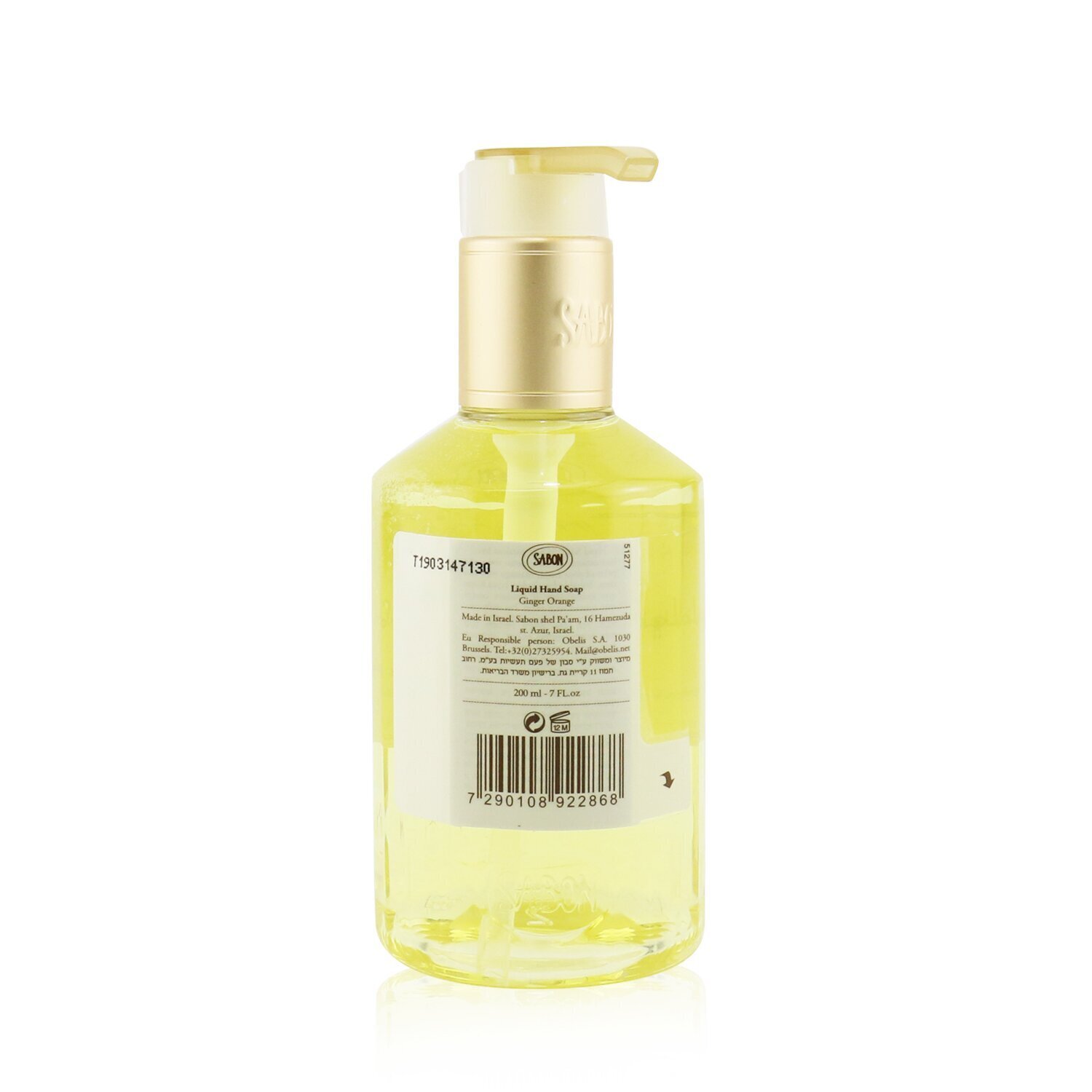 Sabon Liquid Hand Soap - Ginger Orange 200ml/7oz