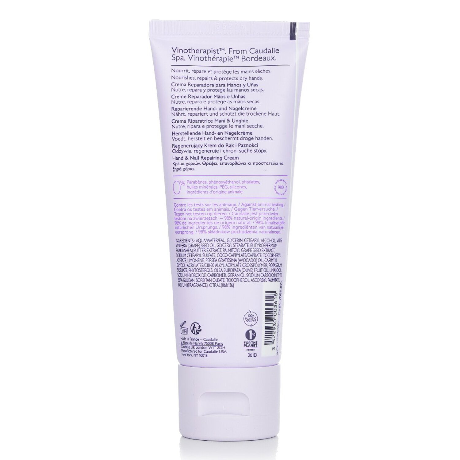 Caudalie Regenerujący krem do rąk i paznokci Vinotherapist 75ml/2.5oz