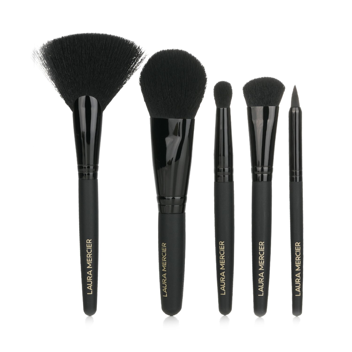 Laura Mercier Stroke of Midnight Brush Collection (5x Brush + 1xPouch) 5pcs+1xPouch