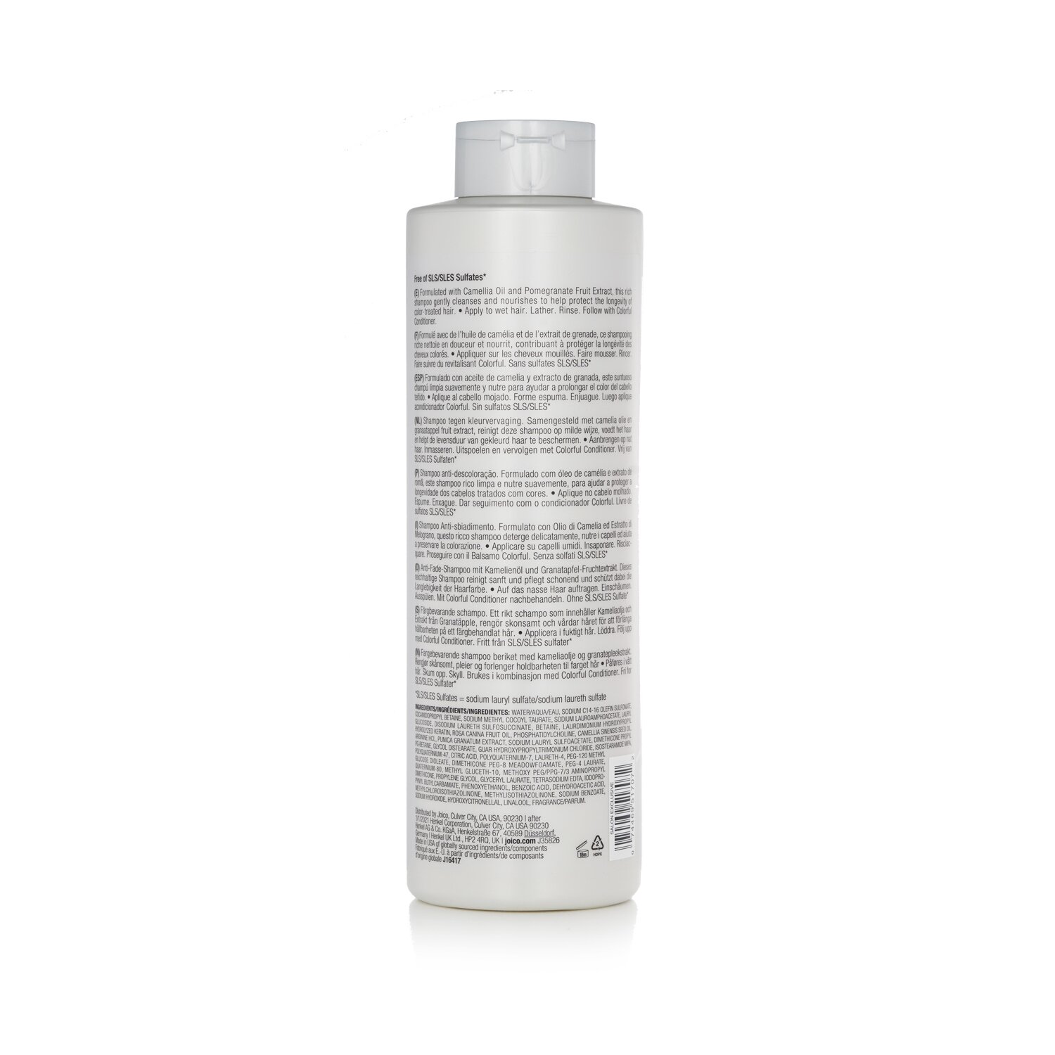 Joico ColorFul Anti-Fade Shampoo (For Long-Lasting Color Vibrancy) 1000ml/33.8oz