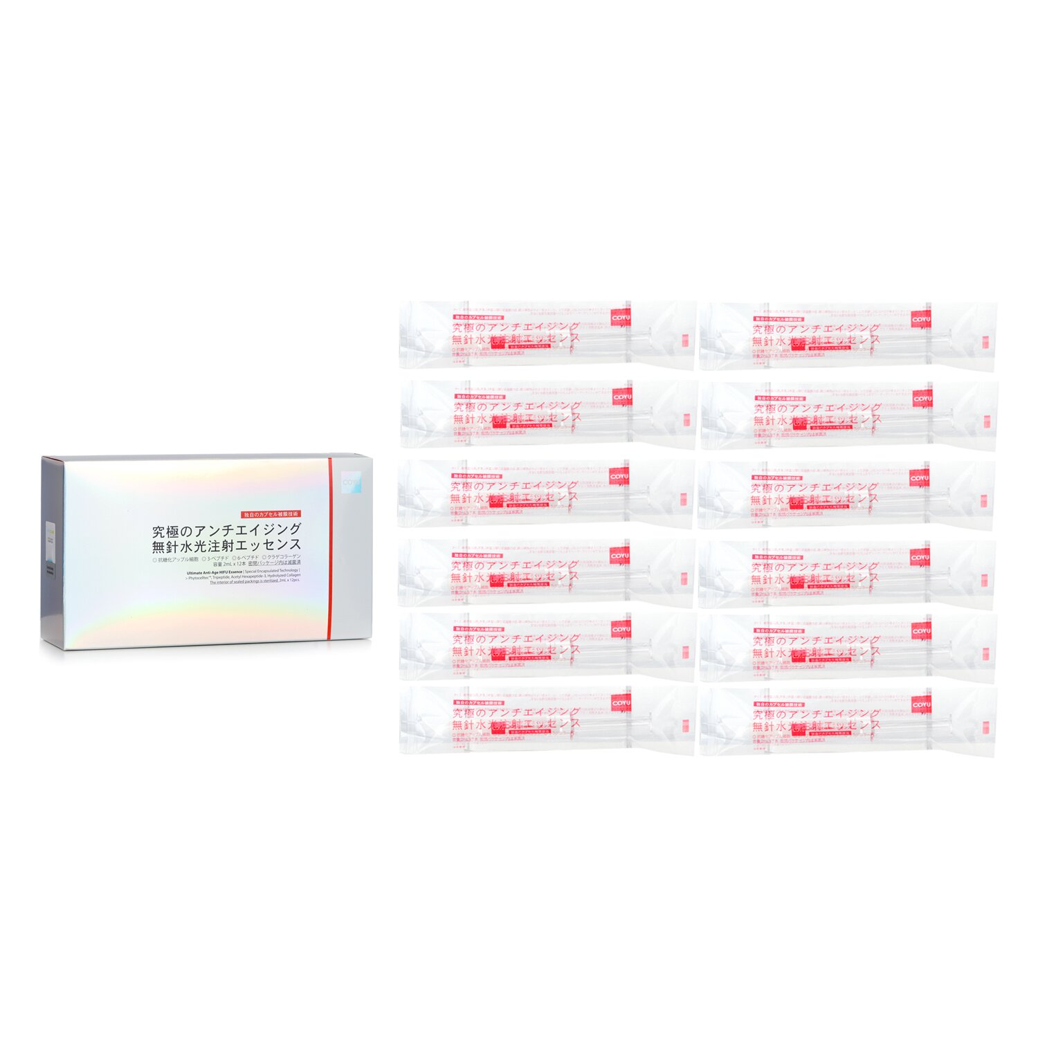 COYU جوهر الهايفو المطلق المضاد للشيخوخة 12x2ml