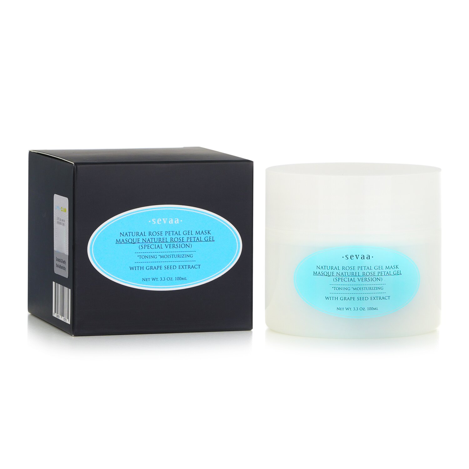 Sevaa Natural Rose Petal Gel Mask 100ml/3.3oz