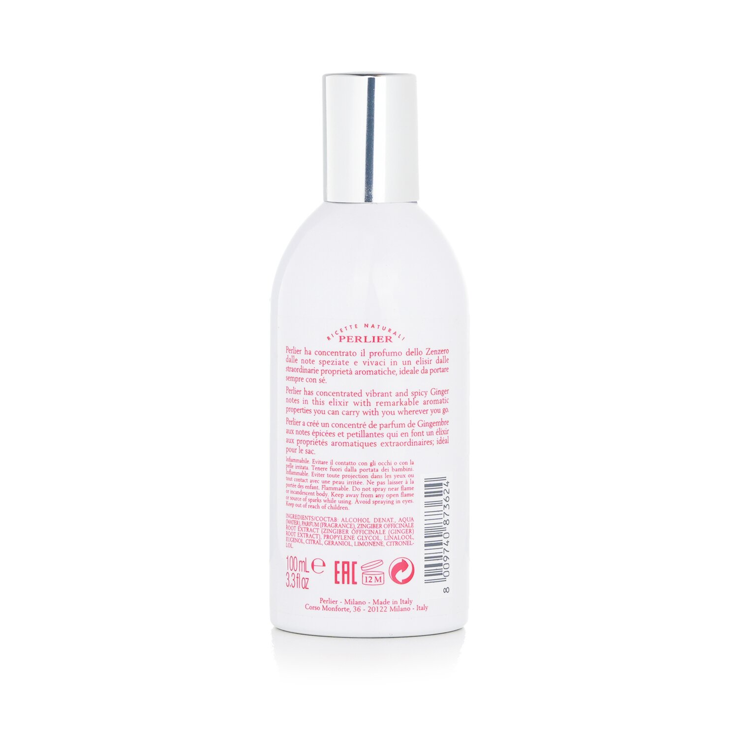 Perlier Ginger Elixir օծանելիքի սփրեյ 100ml/3.3oz