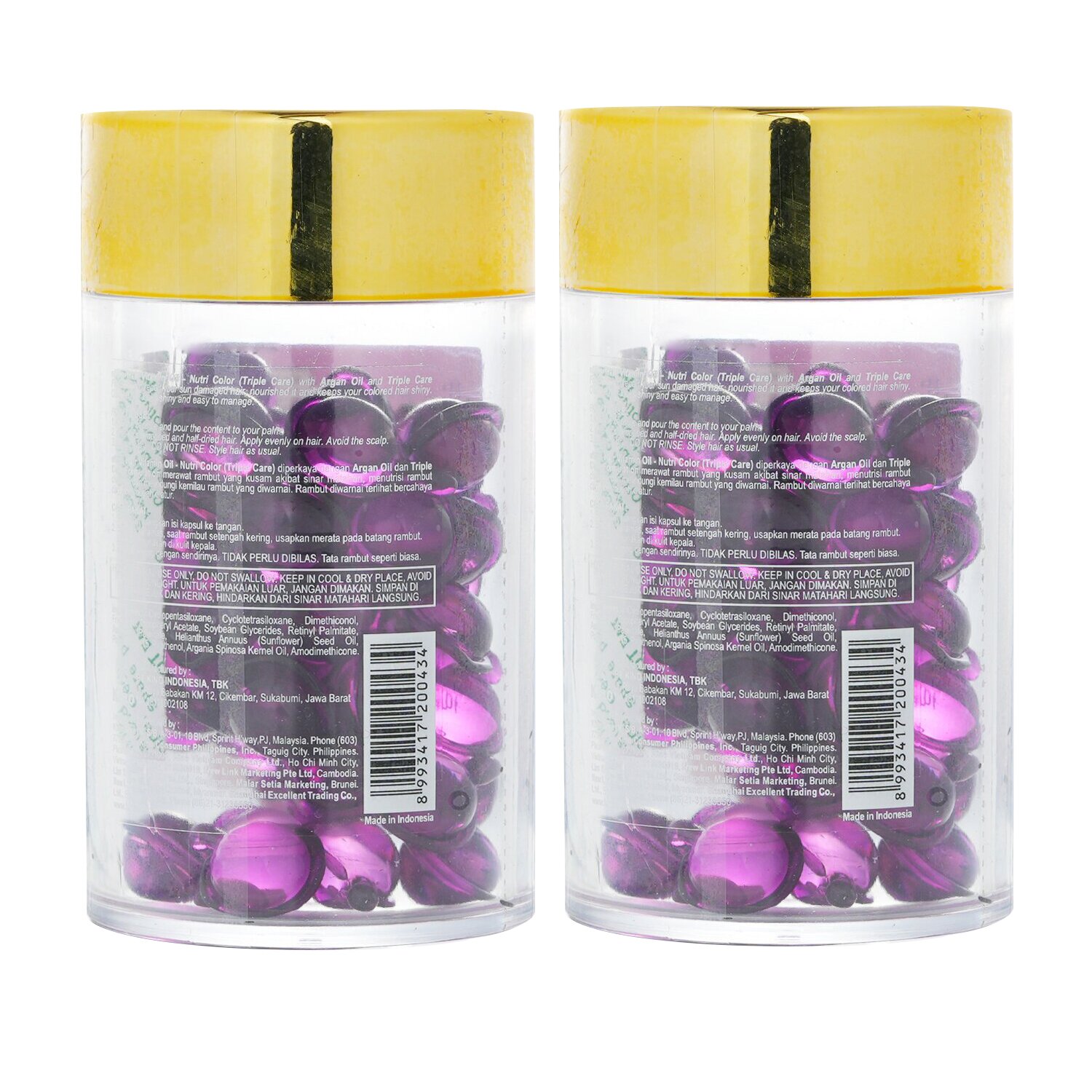 Ellips Hair Vitamin Oil - Nutri Color 2x50capsules