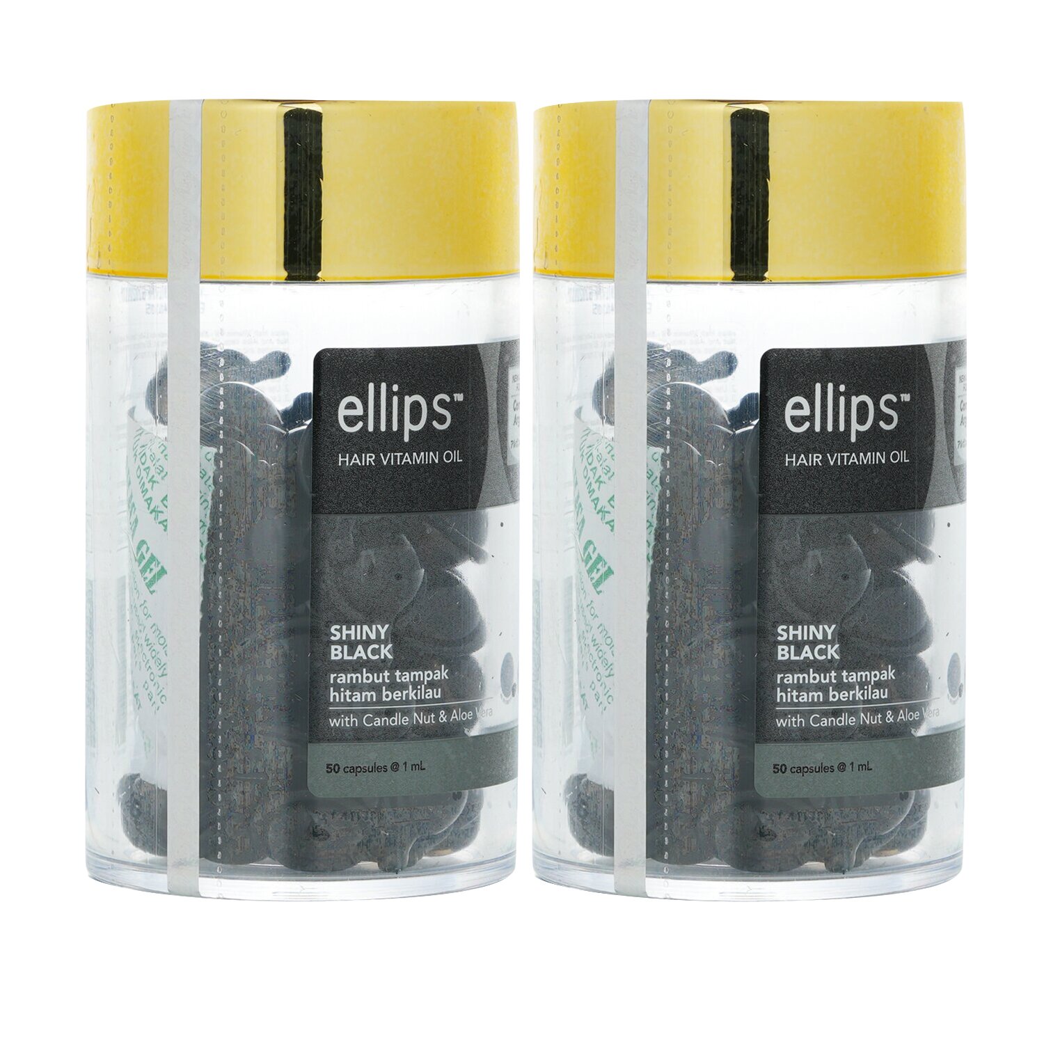 Ellips Hair Vitamin Oil - Shiny Black 2x50capsules