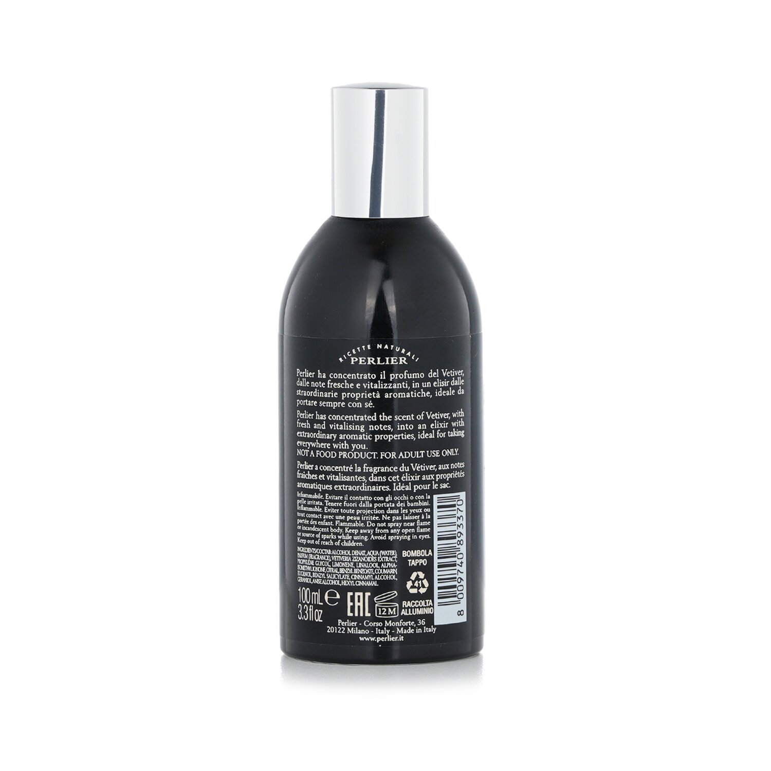 Perlier Vetiver Elixir Perfume Spray For Men 100ml/3.3oz