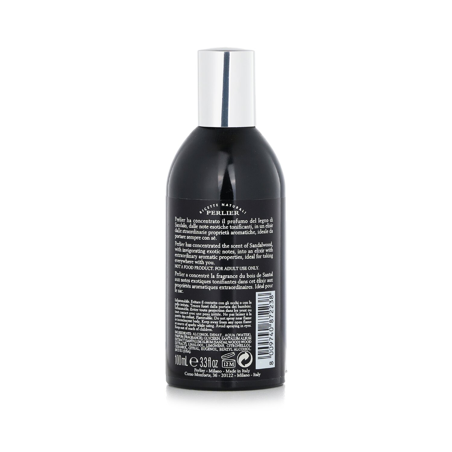 Perlier Sandalwood Elixir Perfume Spray For Men 100ml/3.3oz