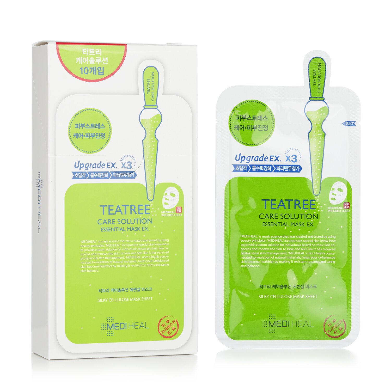 Mediheal Tea Tree Care Solution Essential Mask EX. (Upgrade) 10pcs
