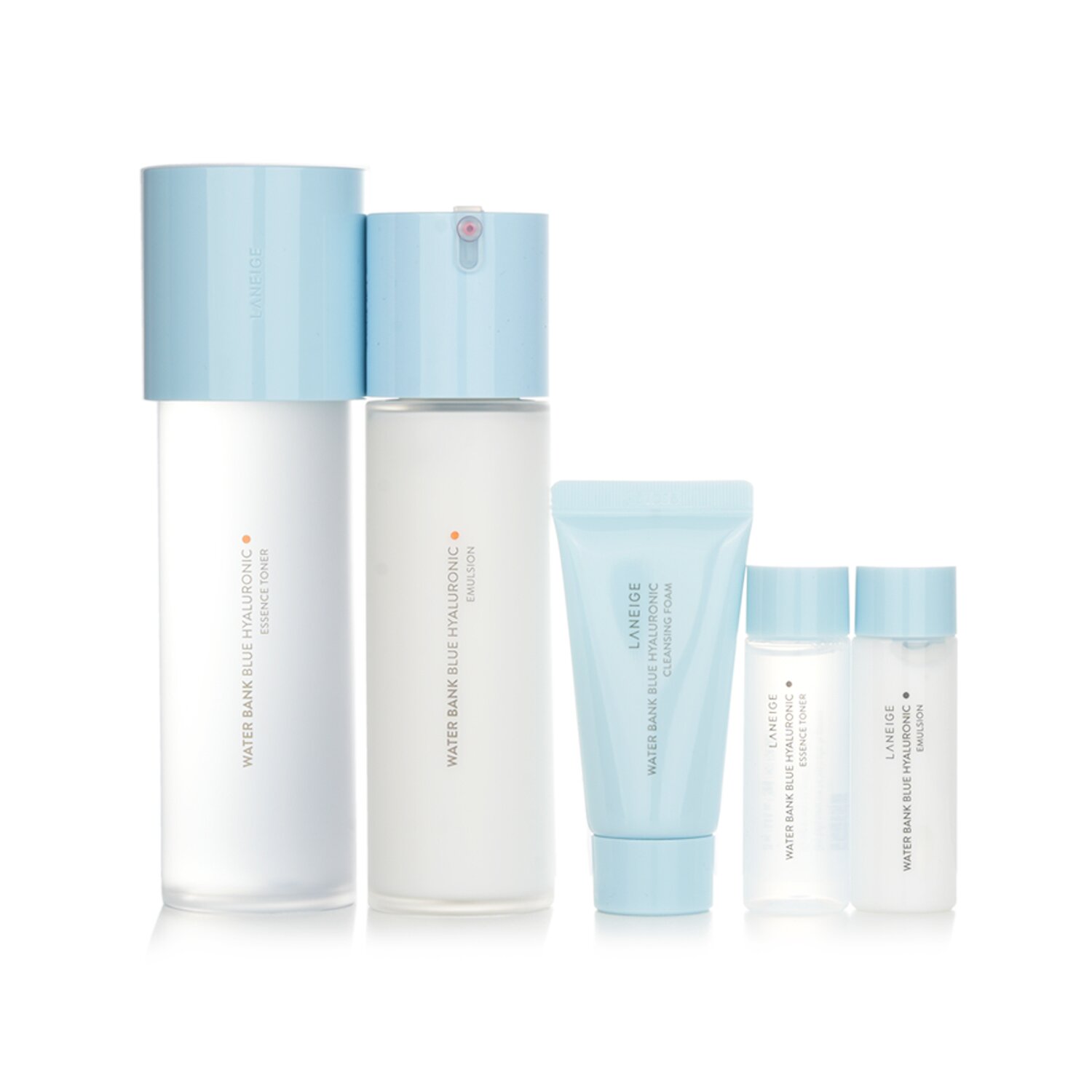 Laneige Water Bank Blue Hyaluron 2 lépéses esszenciális készlet (normál és száraz bőrre) 5pcs