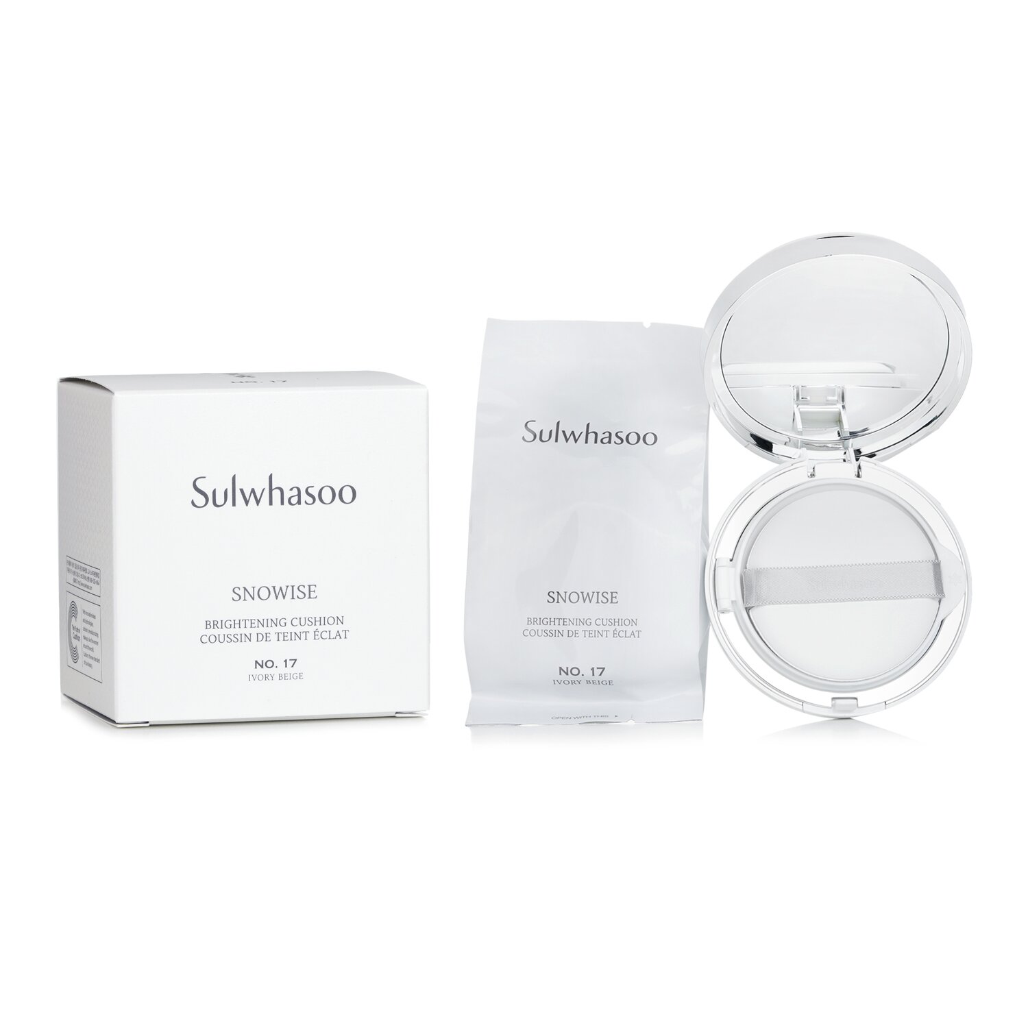 Sulwhasoo Snowise Brightening Cushion SPF50 With Extra Refill 2x14g/0.98oz